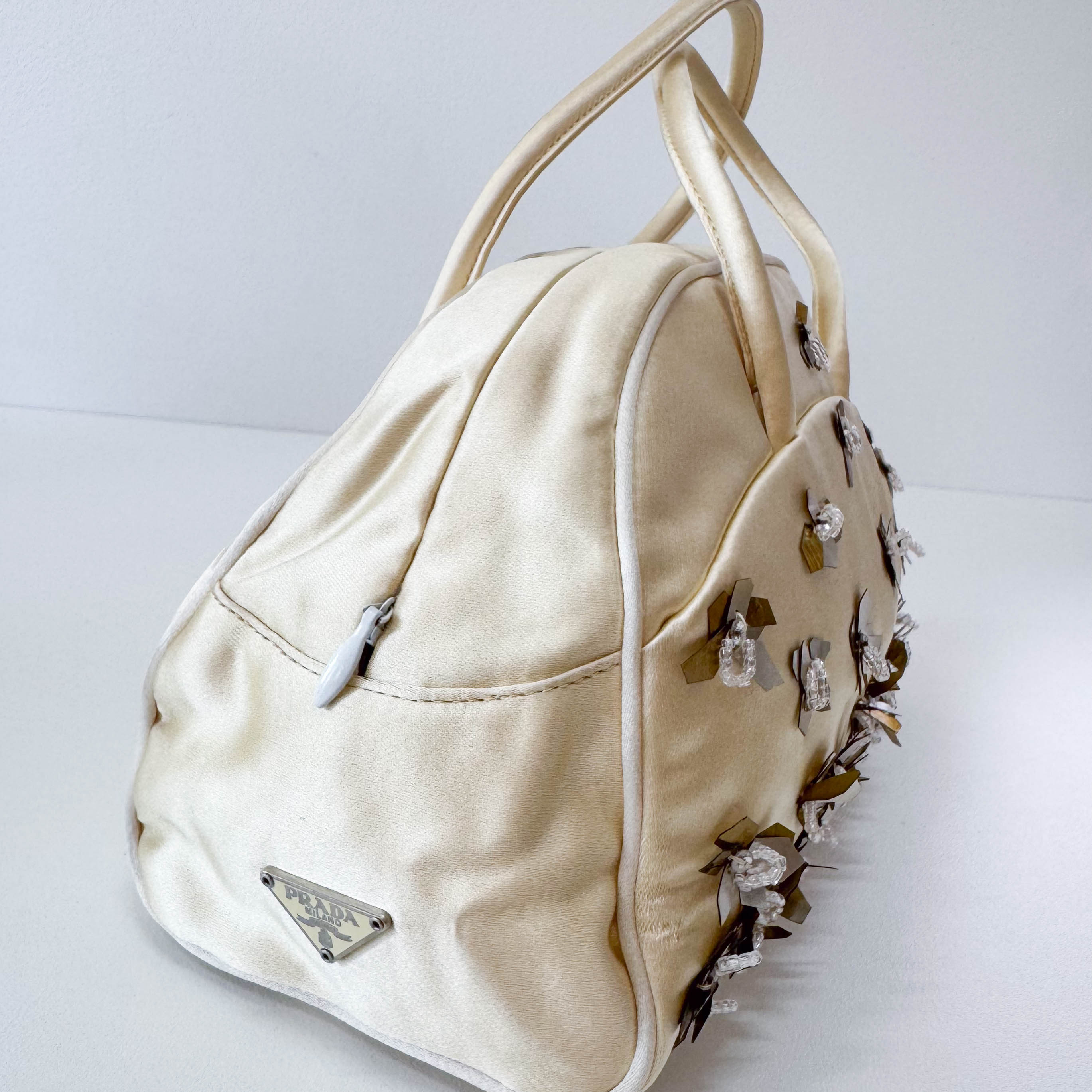 Archive Gold Satin Hand Bag