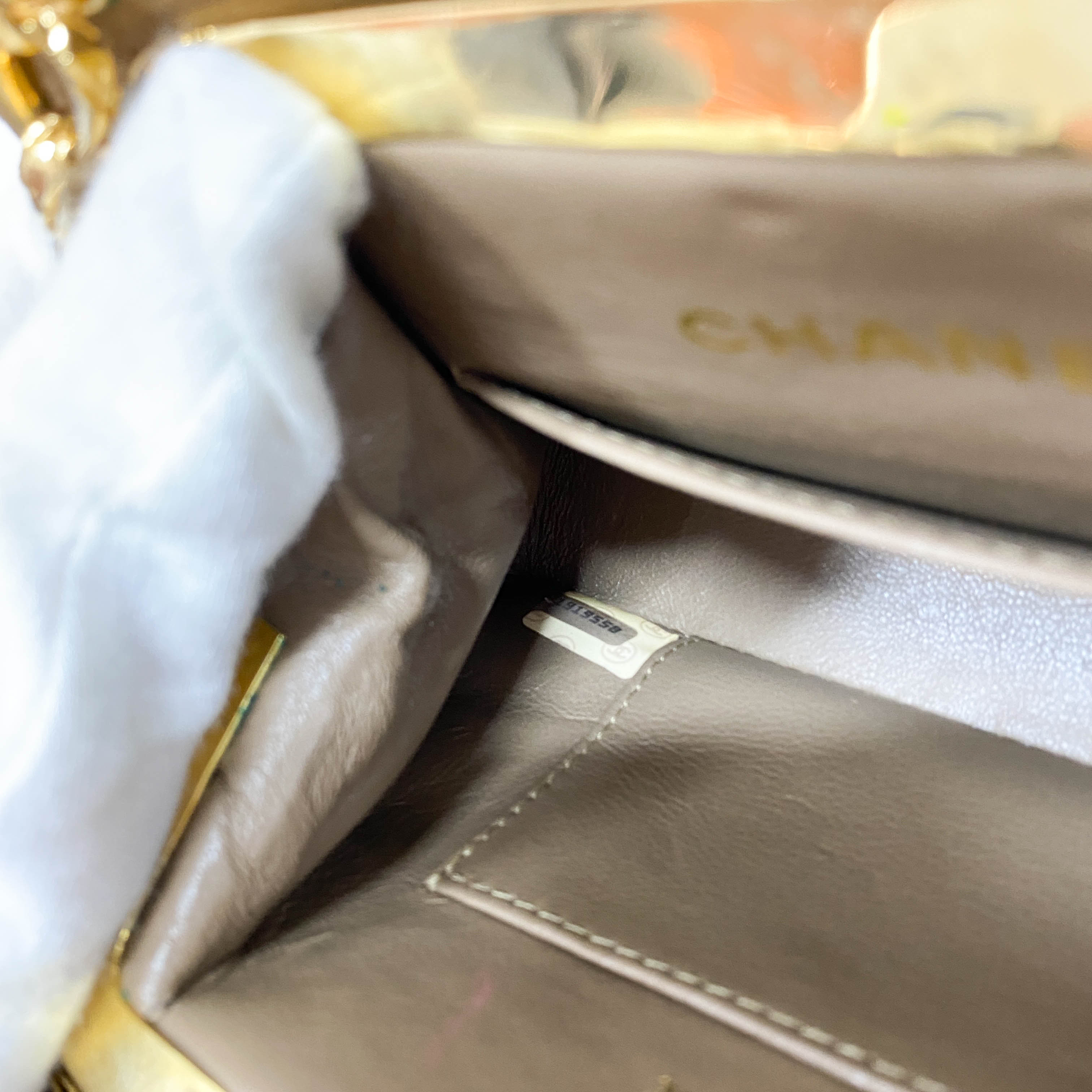 Small Brown Suede Chain Shoulder Bag