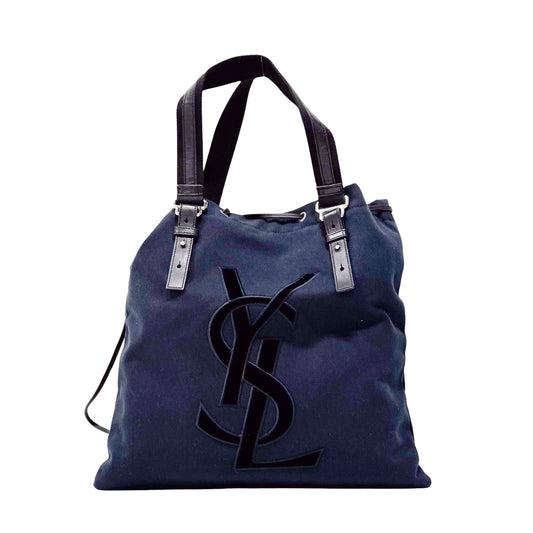 Kahala Black Canvas Tote Bag
