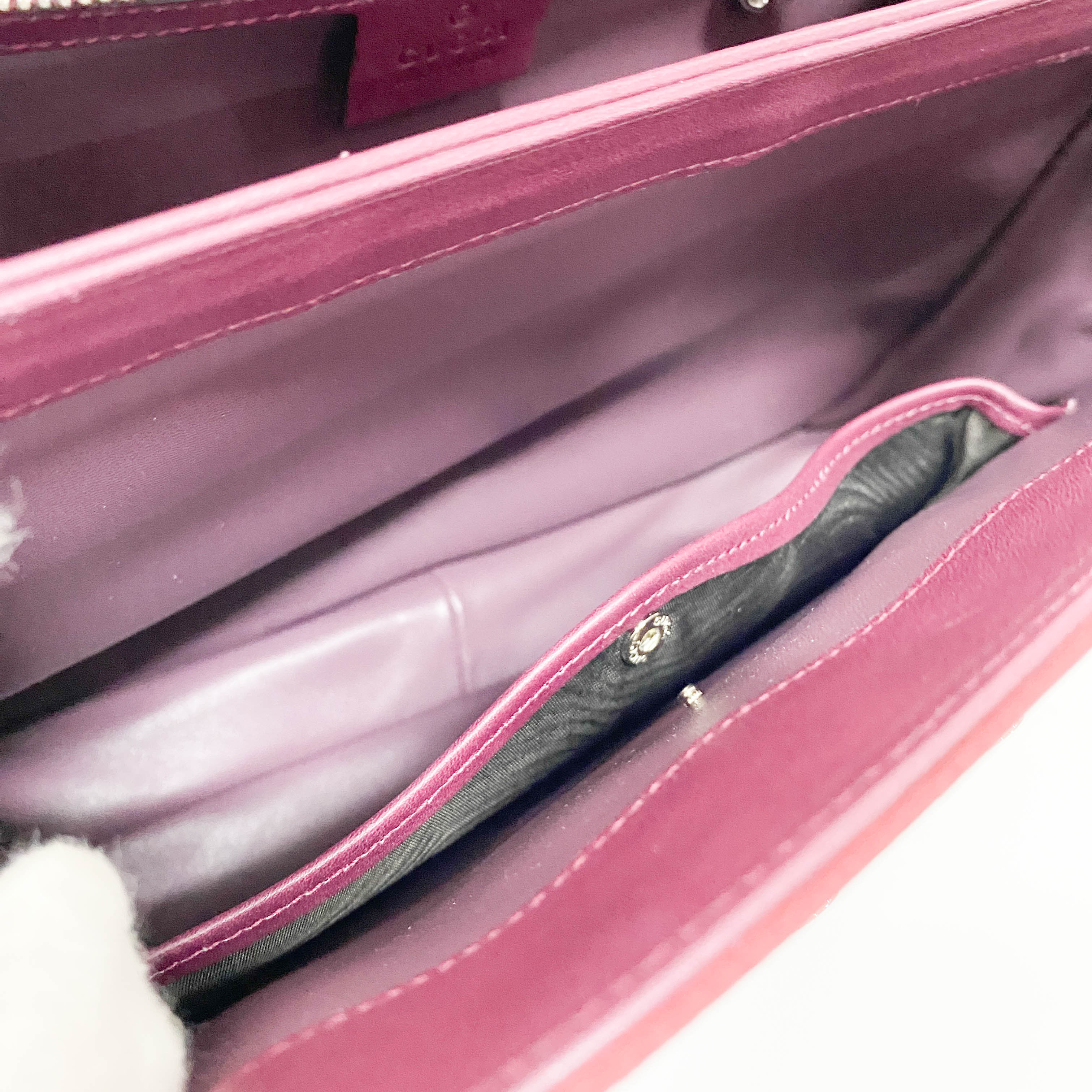 Vintage Red Satin Hand Bag