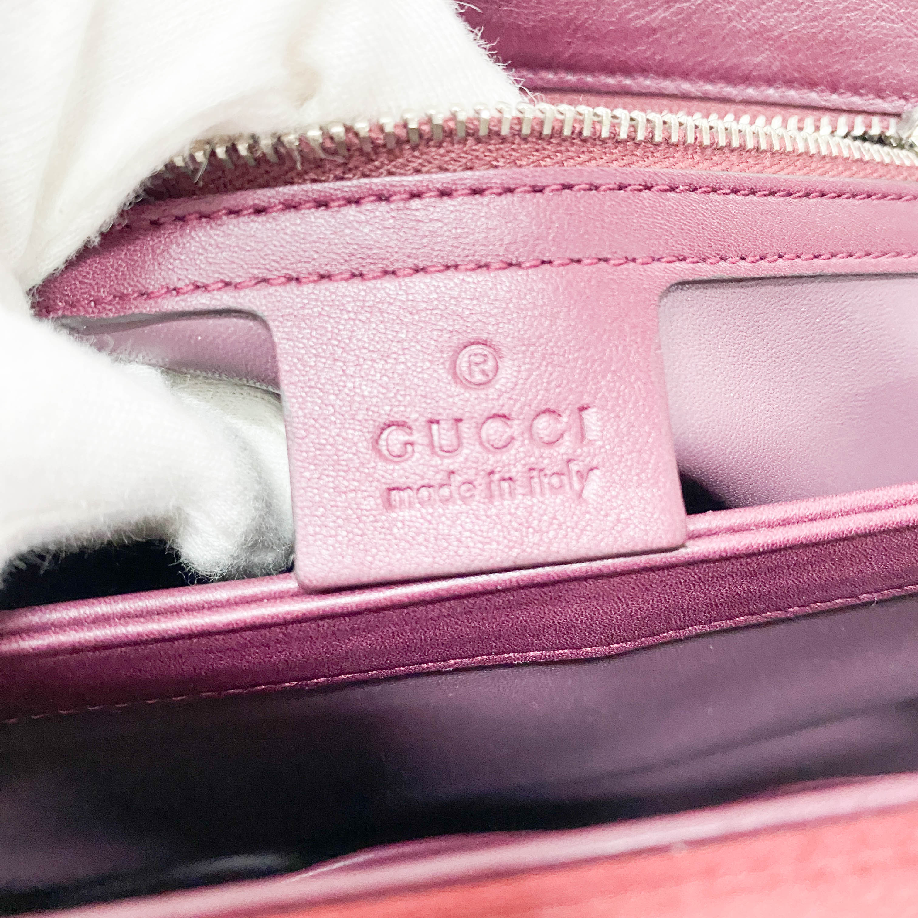 Vintage Red Satin Hand Bag