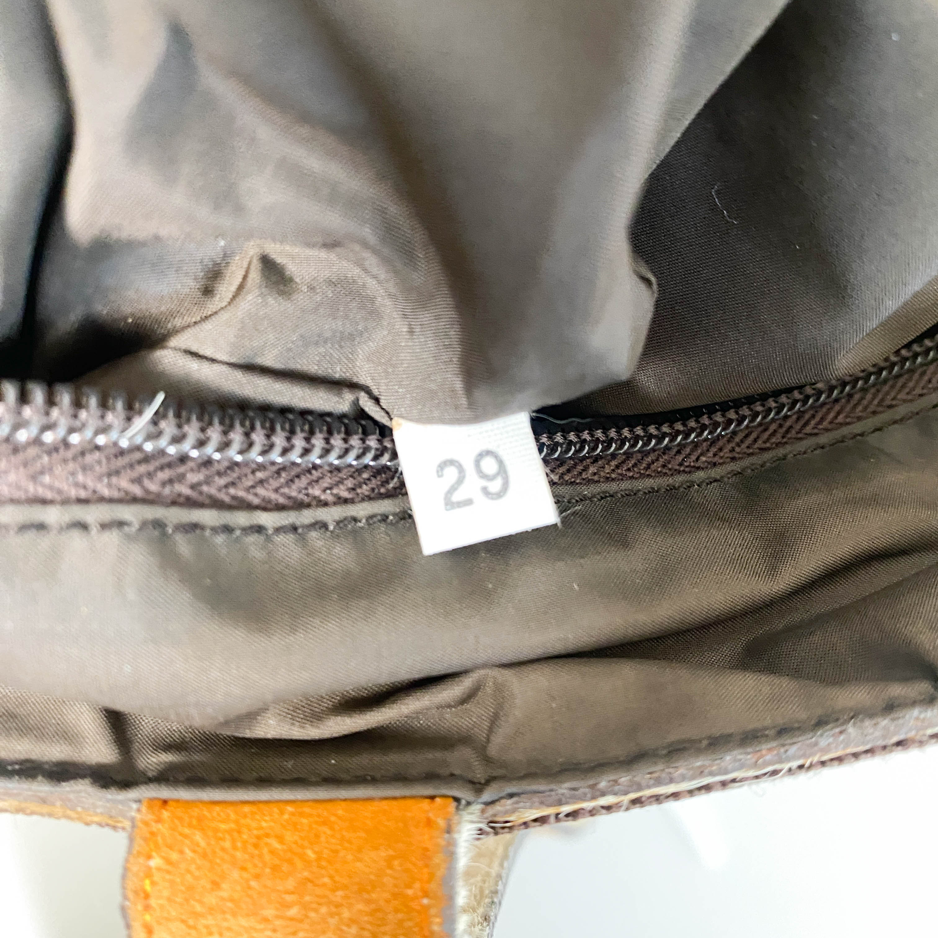 Archive Brown Pony Hair Tote Bag