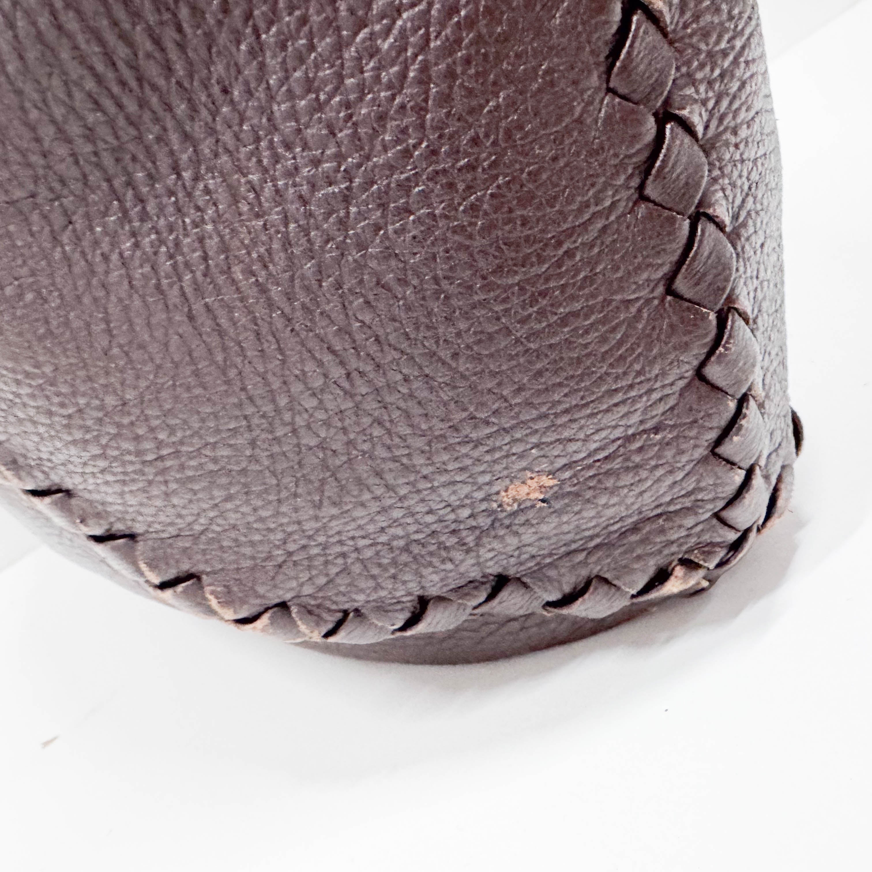 Brown Leather Hobo Bag