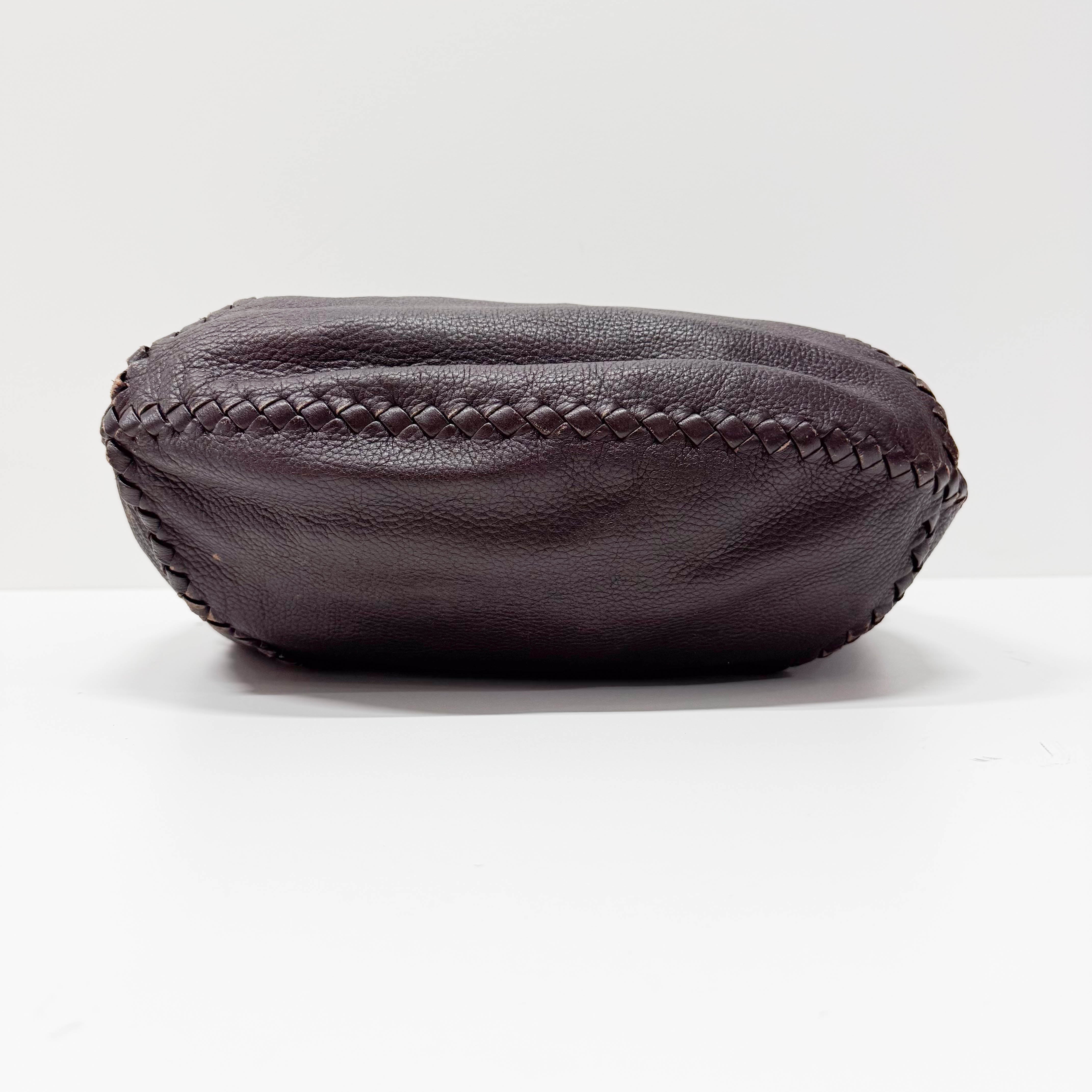 Brown Leather Hobo Bag