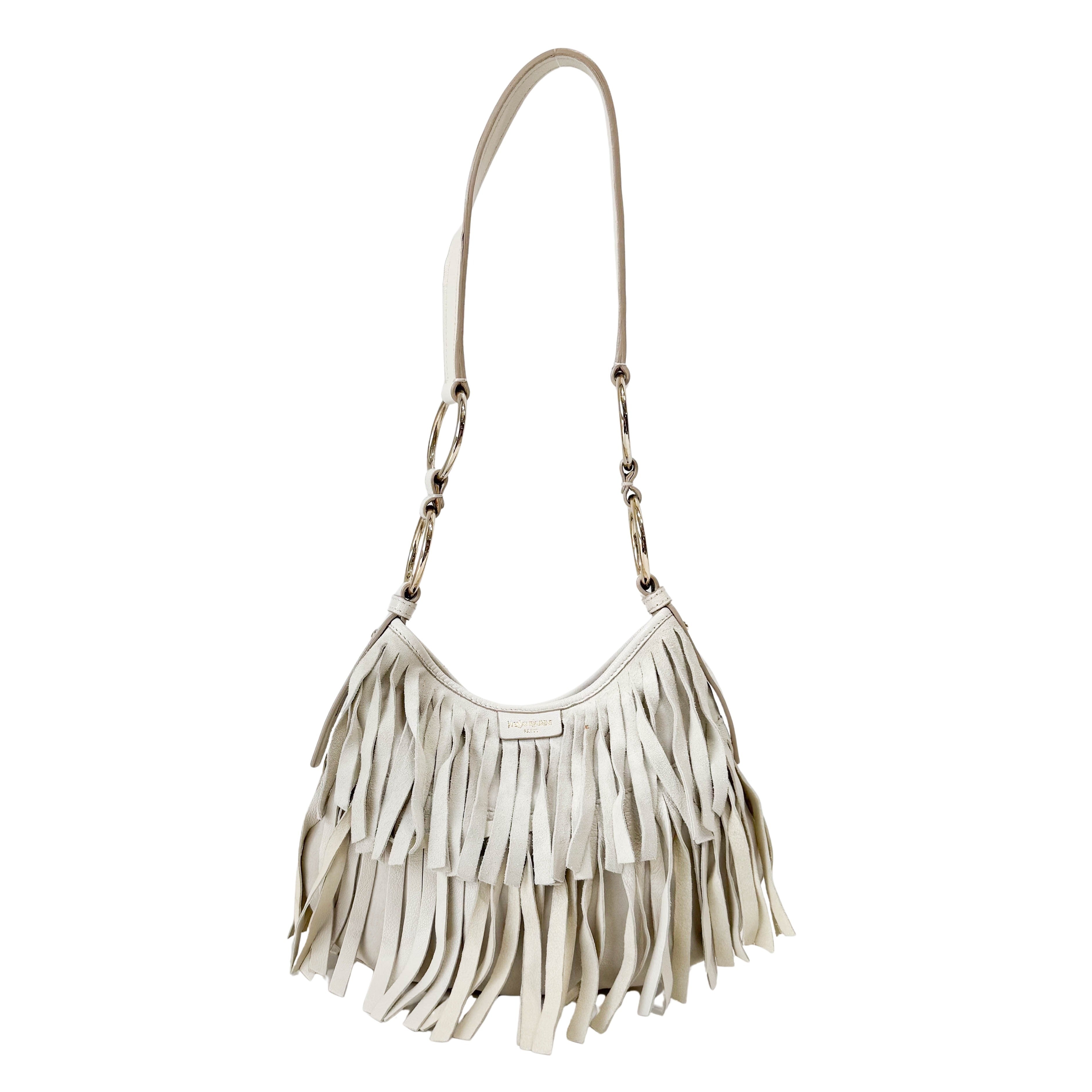 Neutral Leather Shoulder Bag