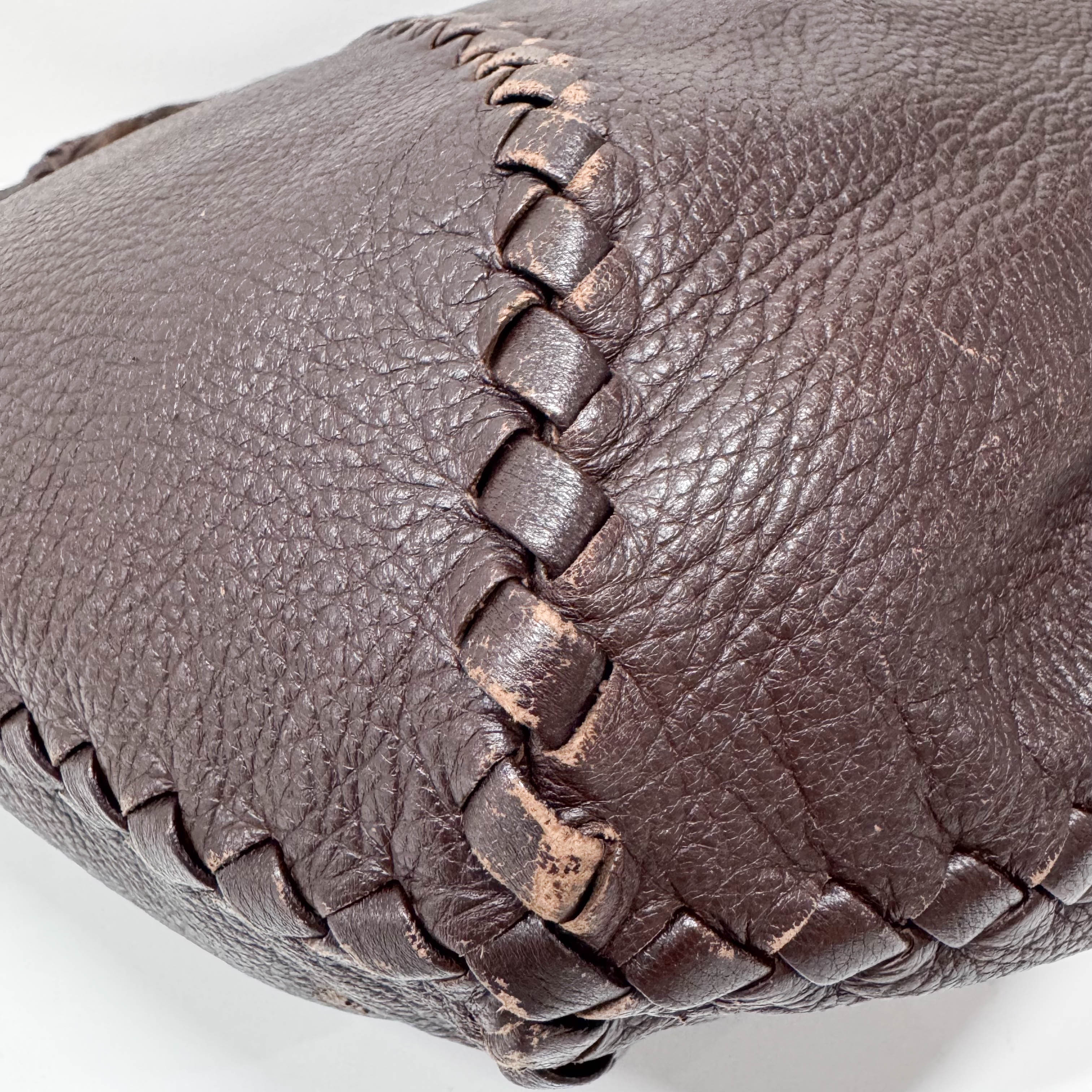 Brown Leather Hobo Bag