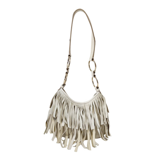 Neutral Leather Shoulder Bag