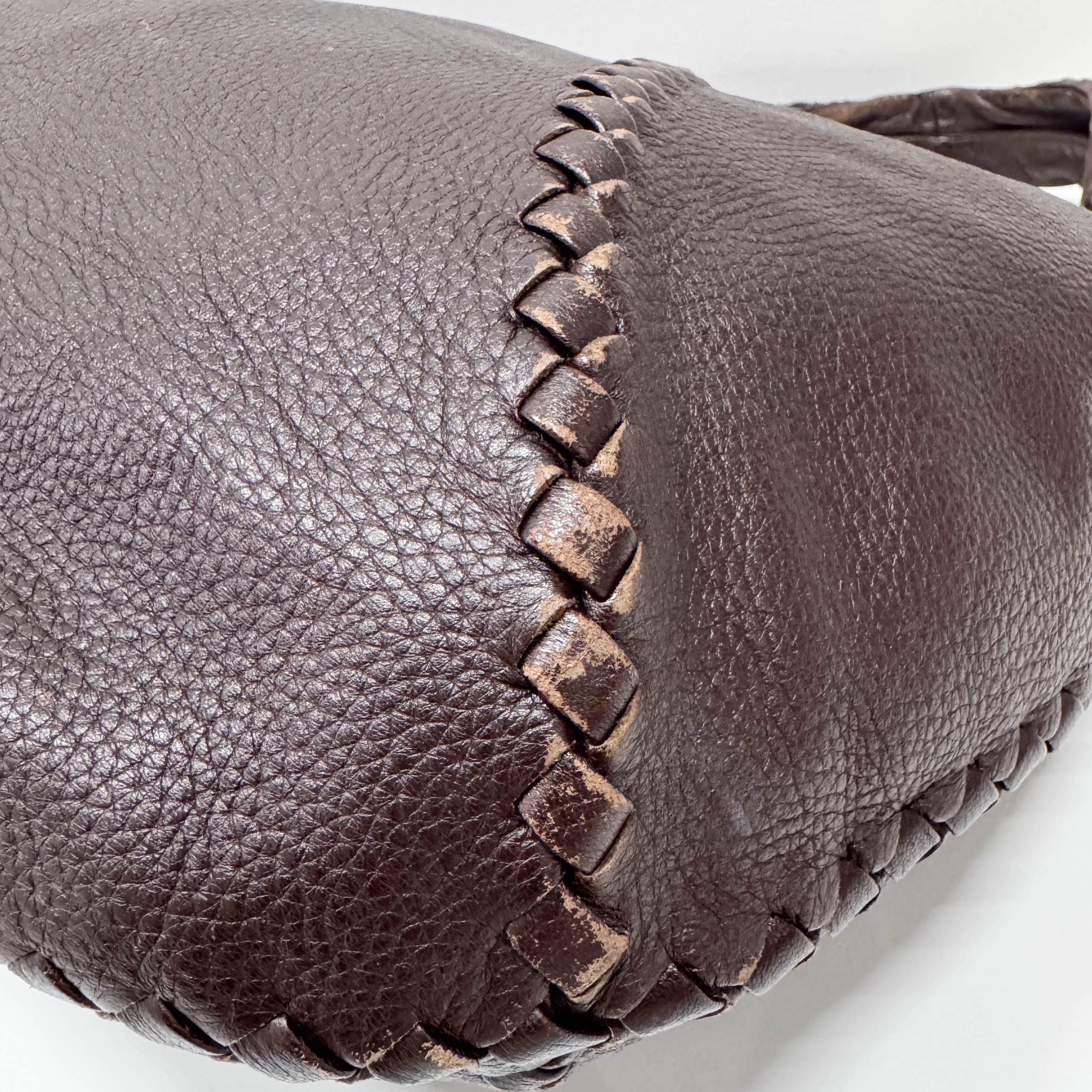 Brown Leather Hobo Bag