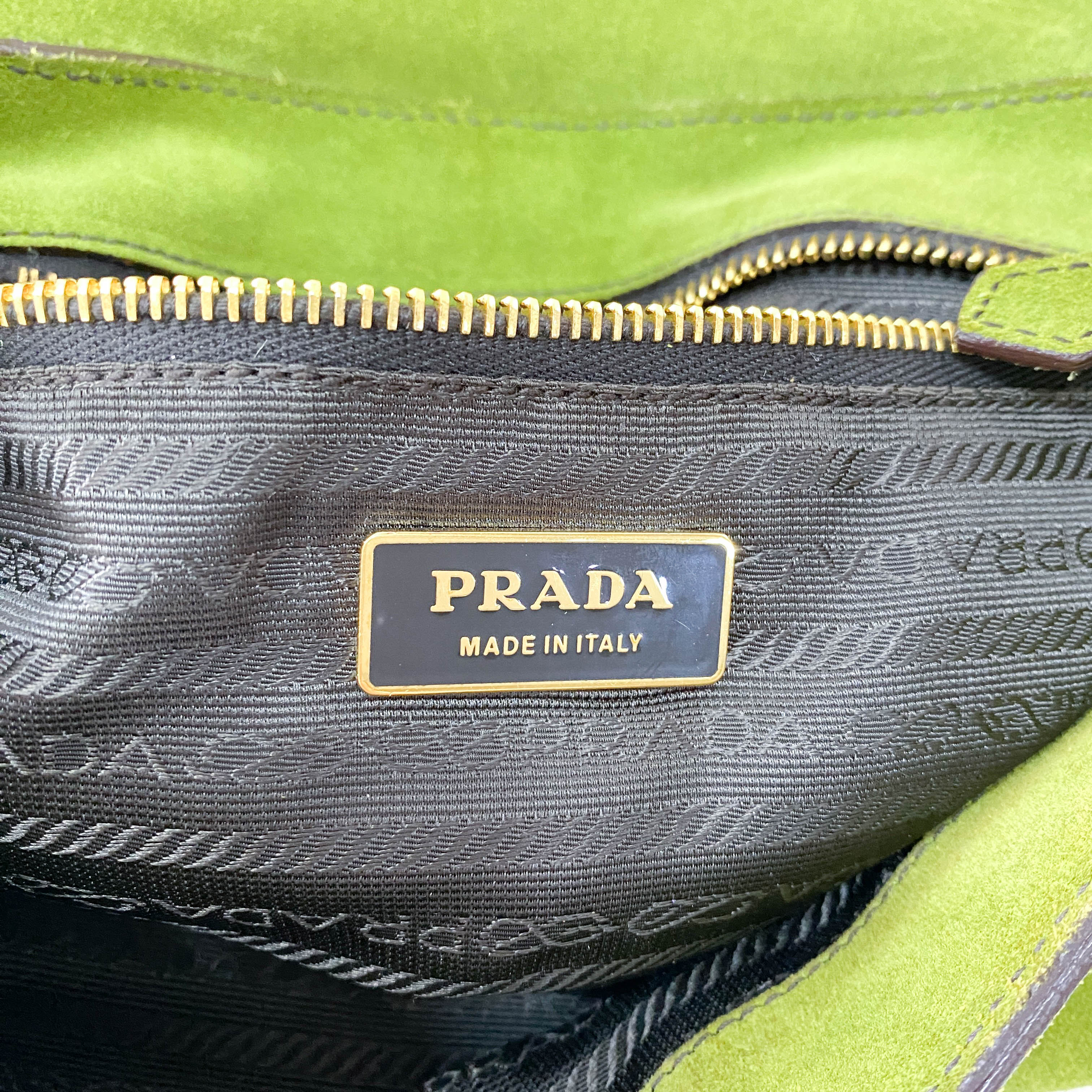 Green Suede Shoulder Bag