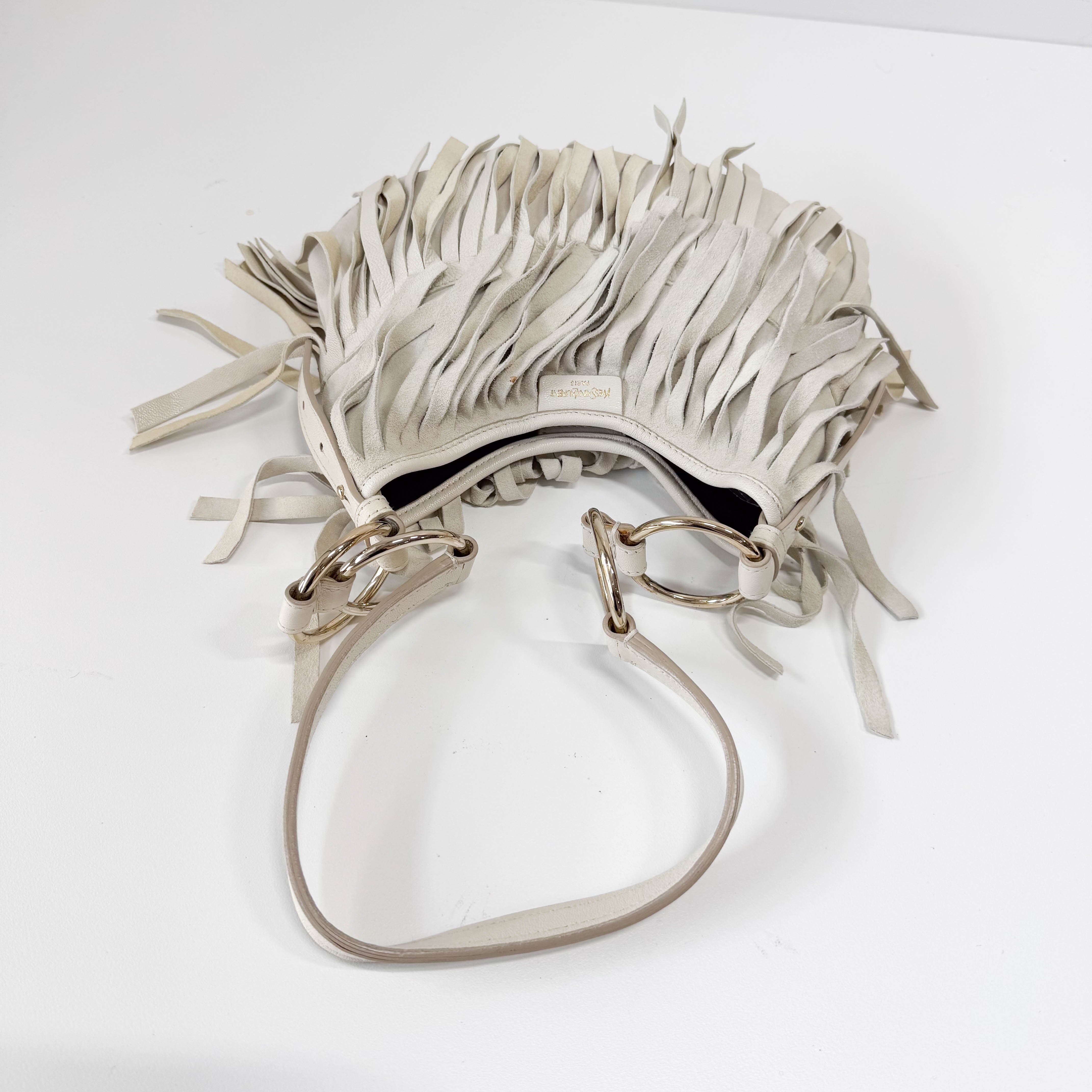 Neutral Leather Shoulder Bag