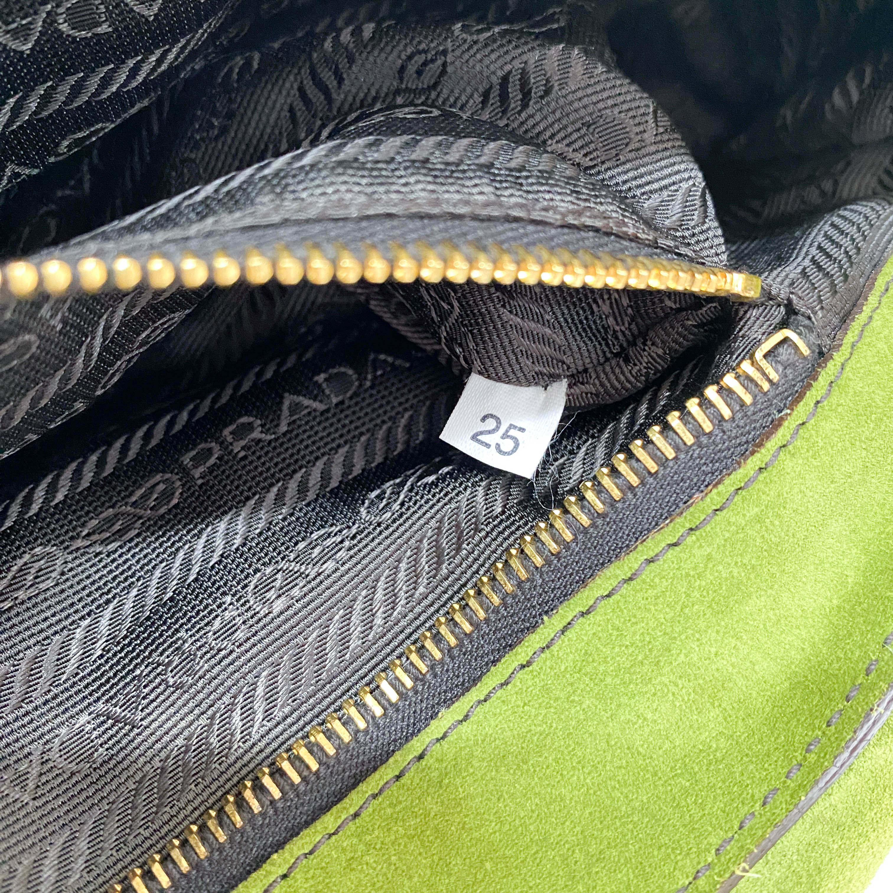 Green Suede Shoulder Bag