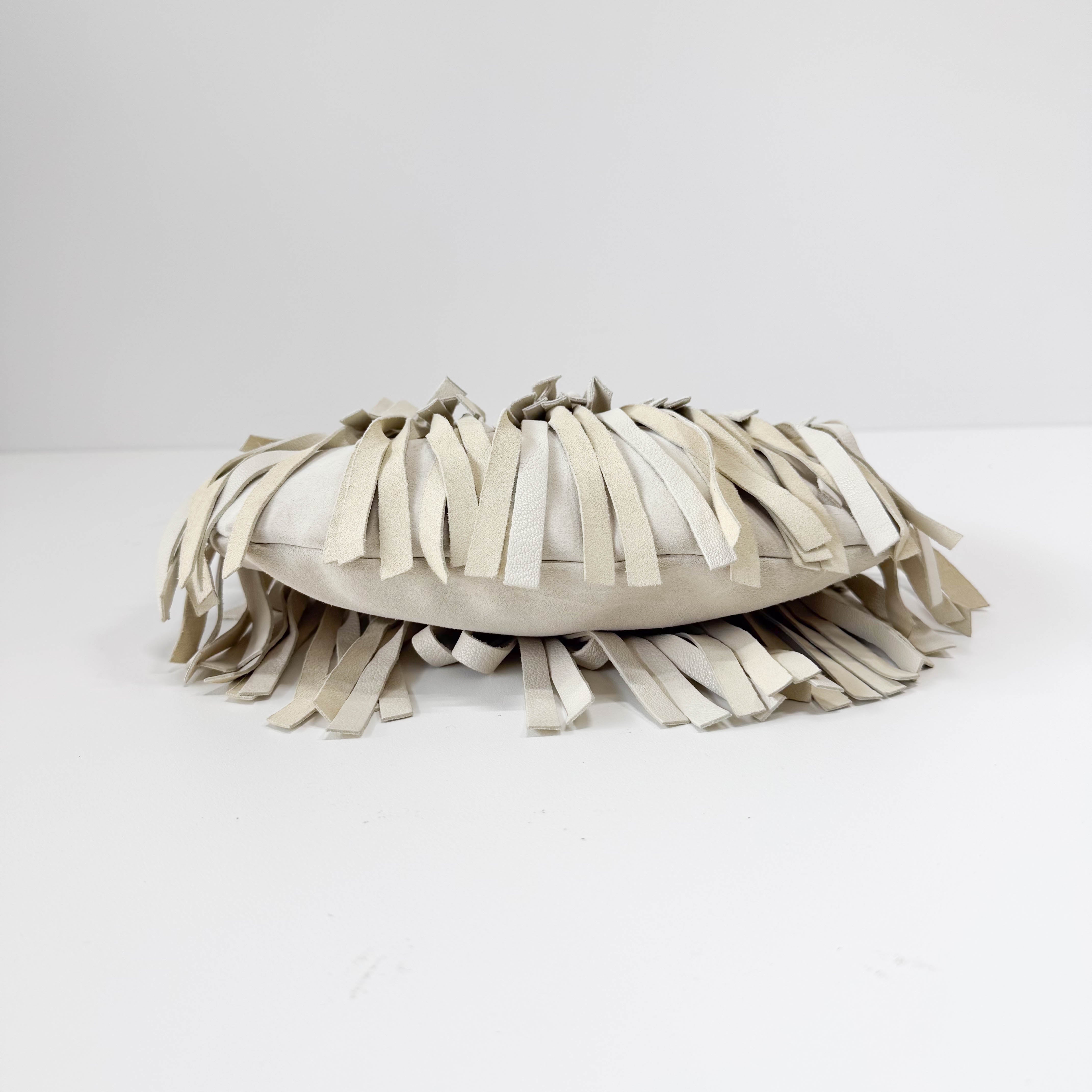 Neutral Leather Shoulder Bag