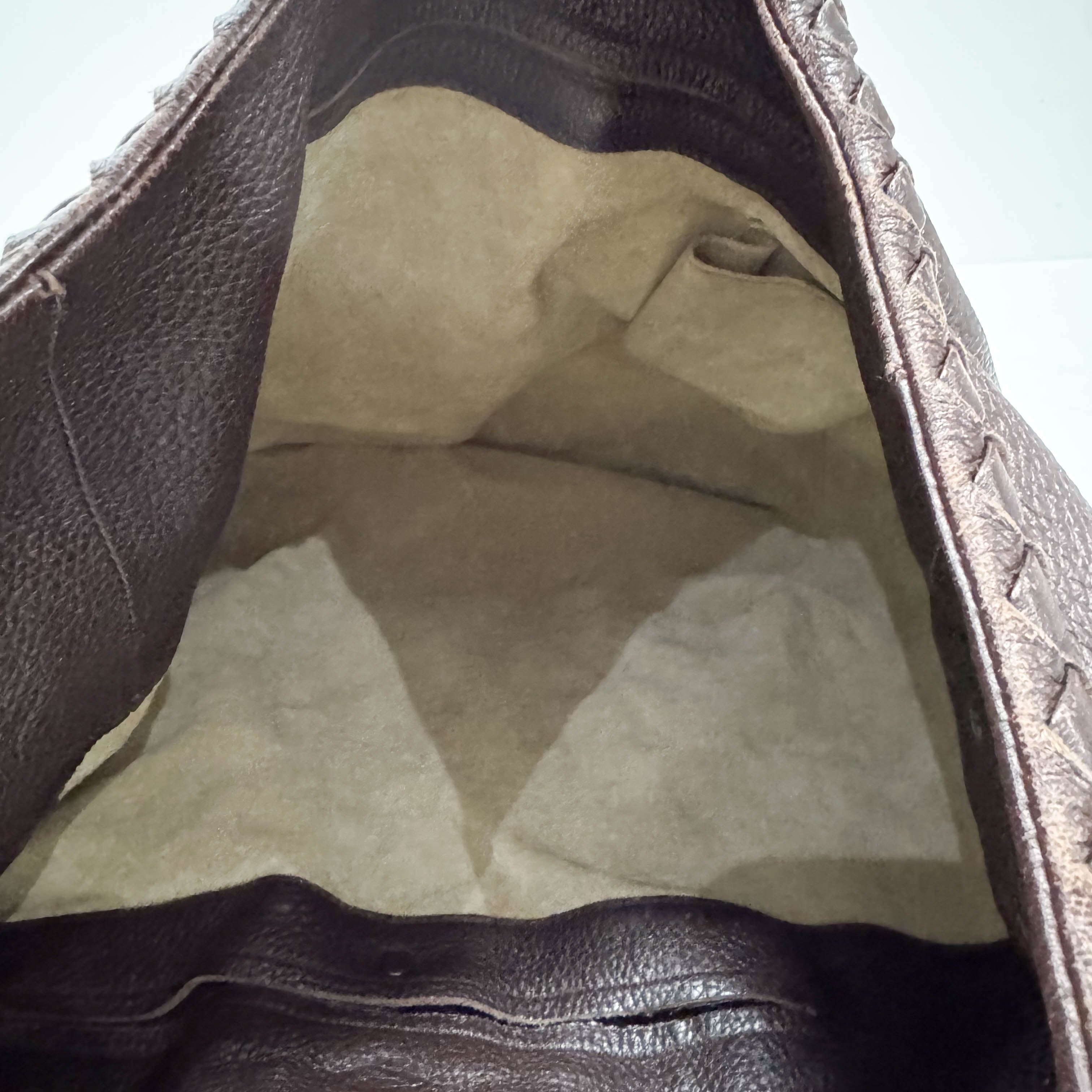 Brown Leather Hobo Bag