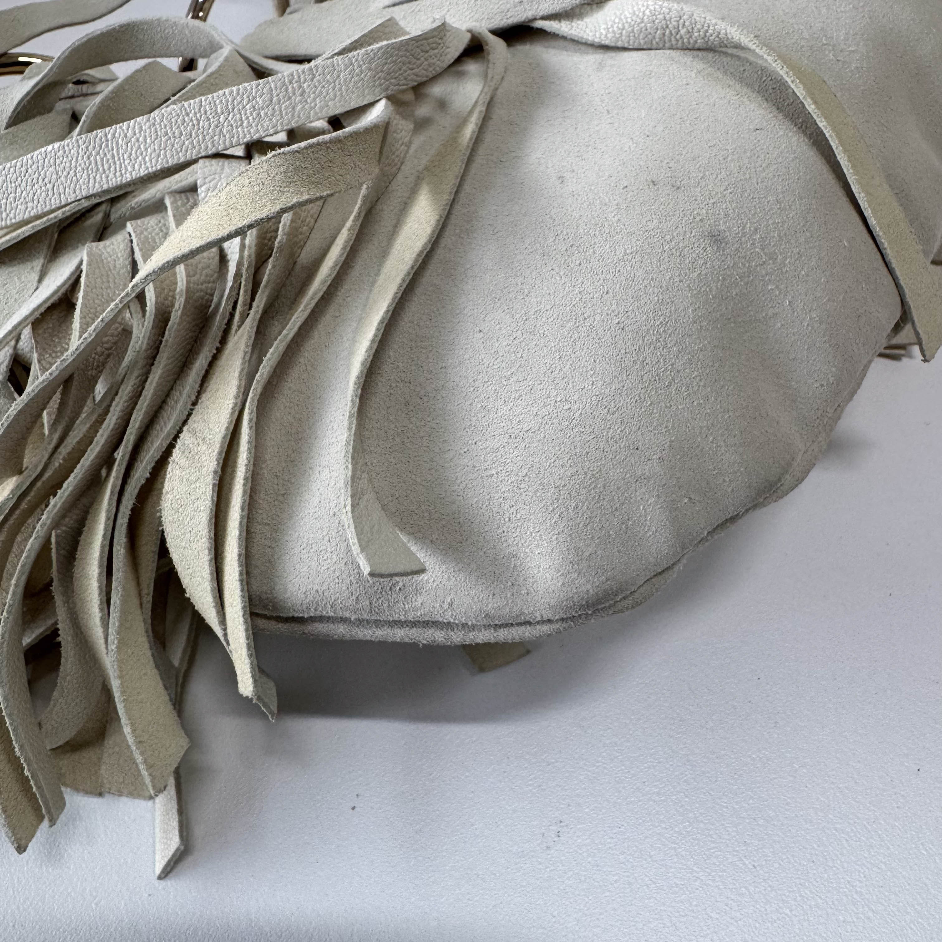 Neutral Leather Shoulder Bag