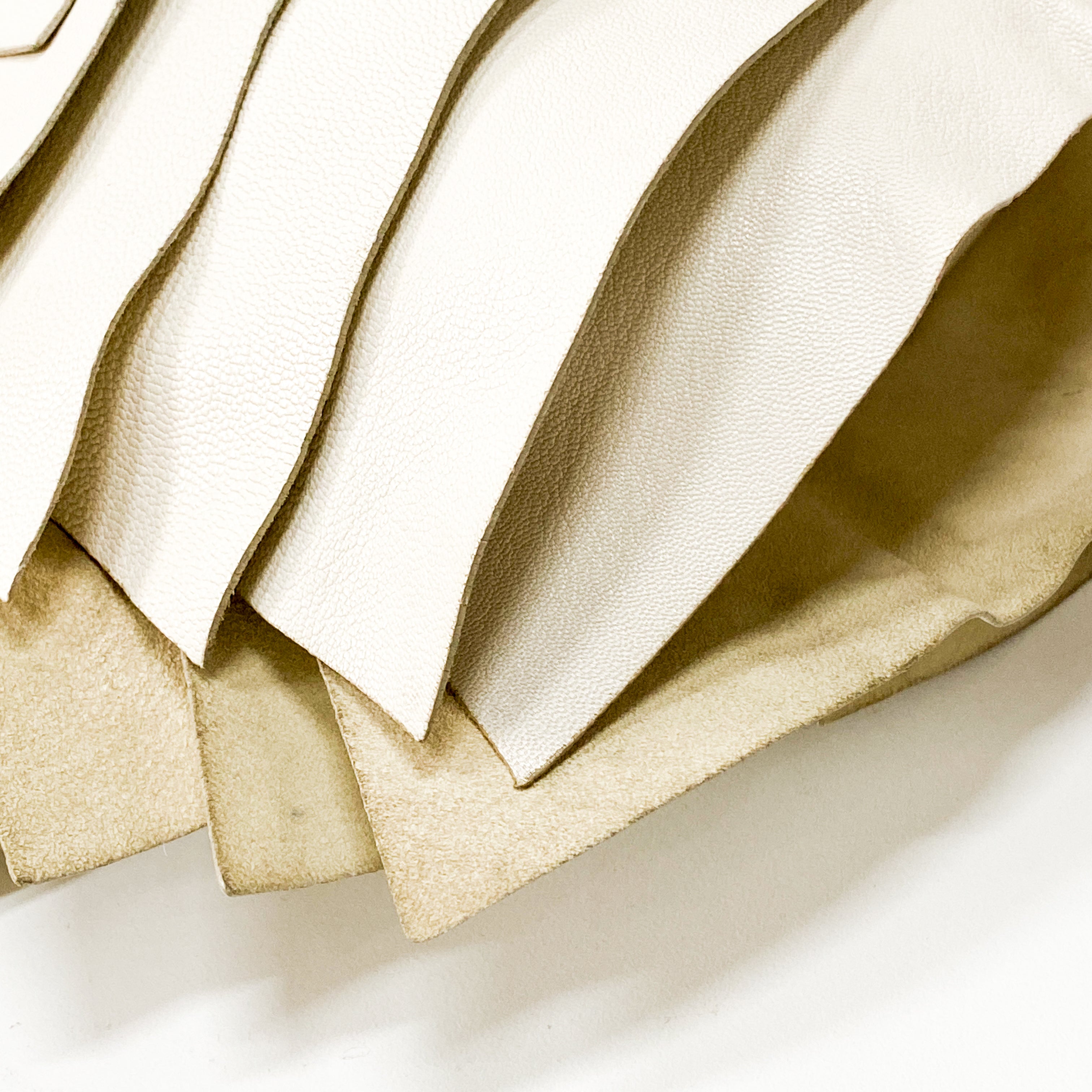 Saint-Tropez White Leather Shoulder Bag