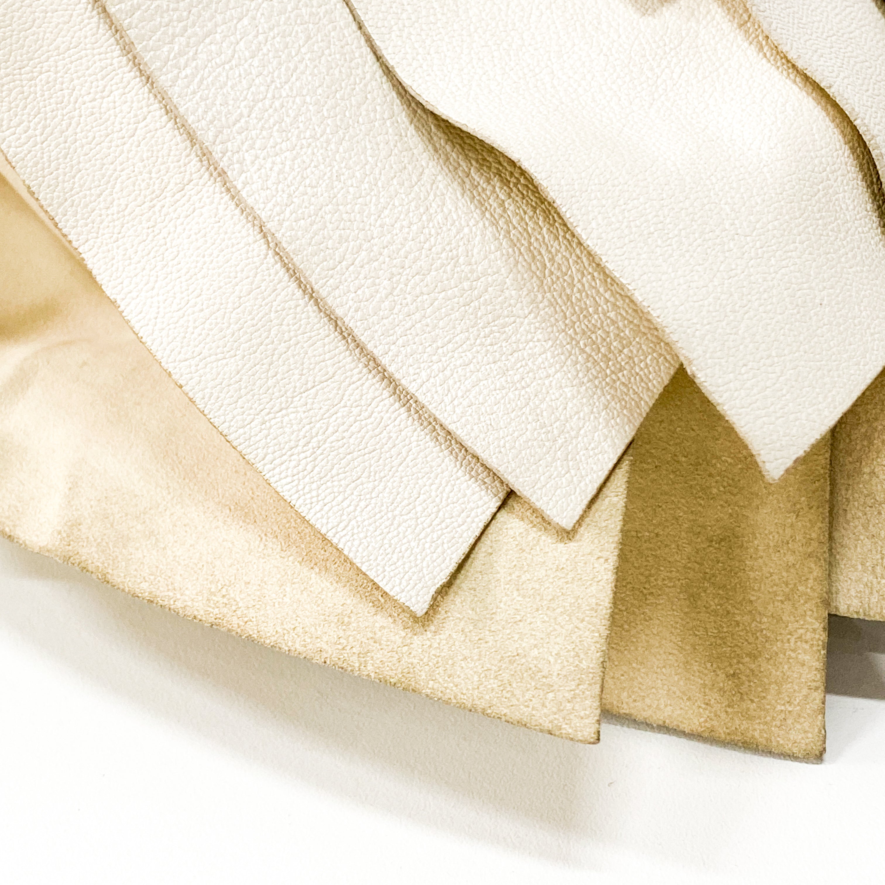 Saint-Tropez White Leather Shoulder Bag