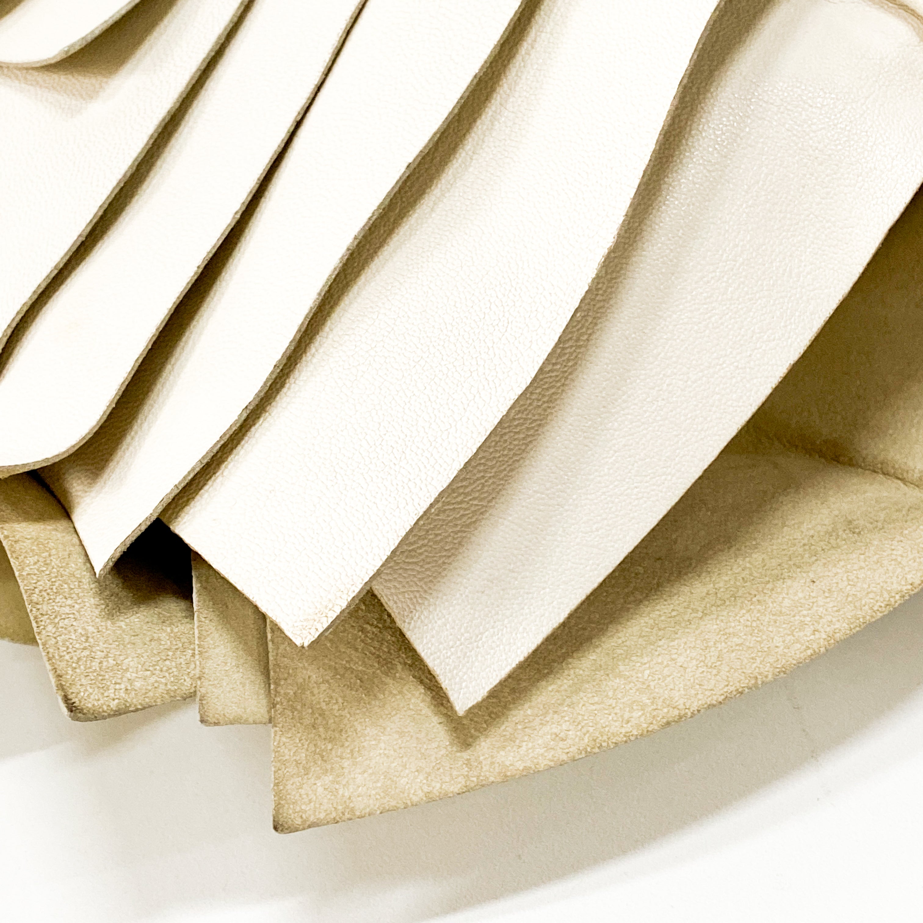 Saint-Tropez White Leather Shoulder Bag