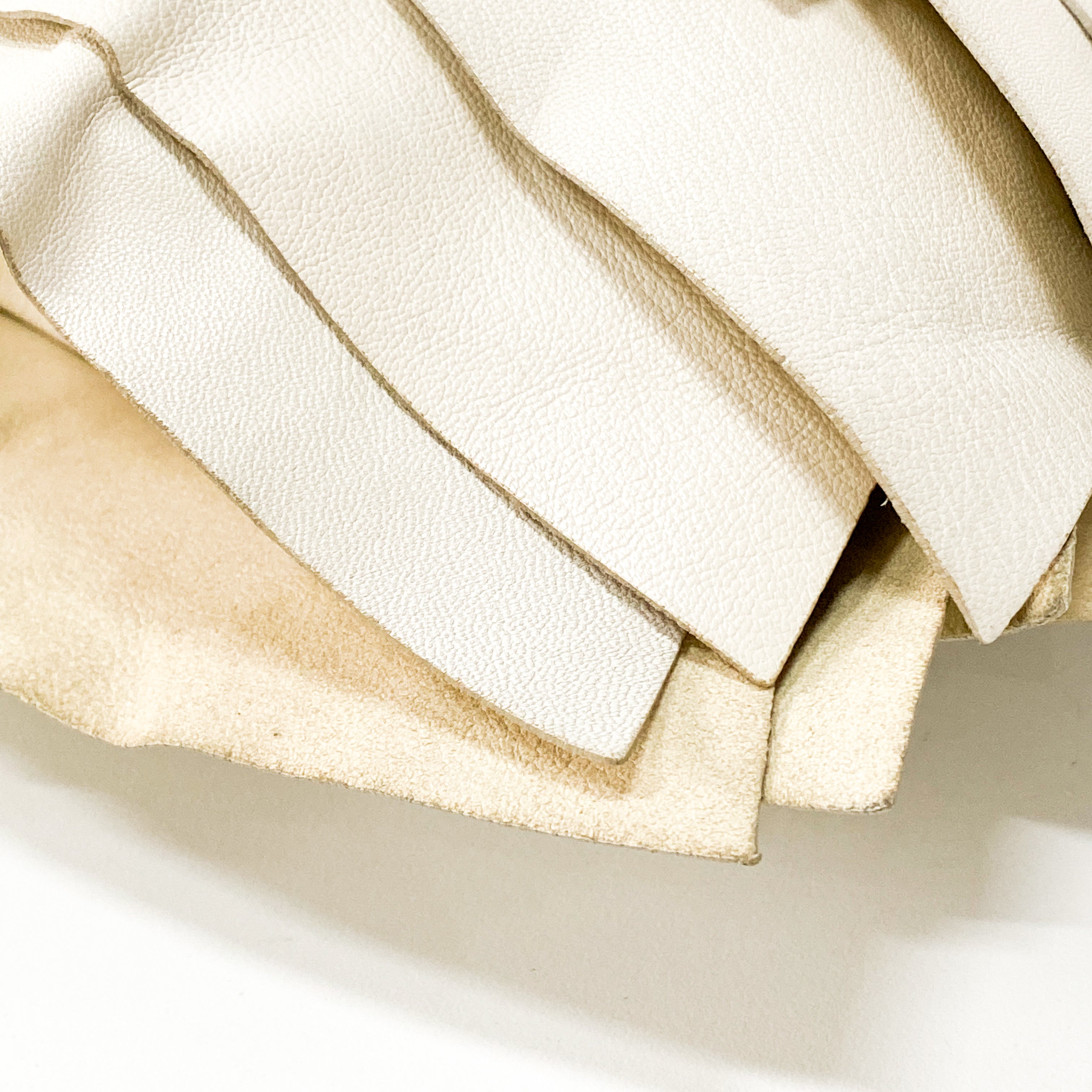 Saint-Tropez White Leather Shoulder Bag