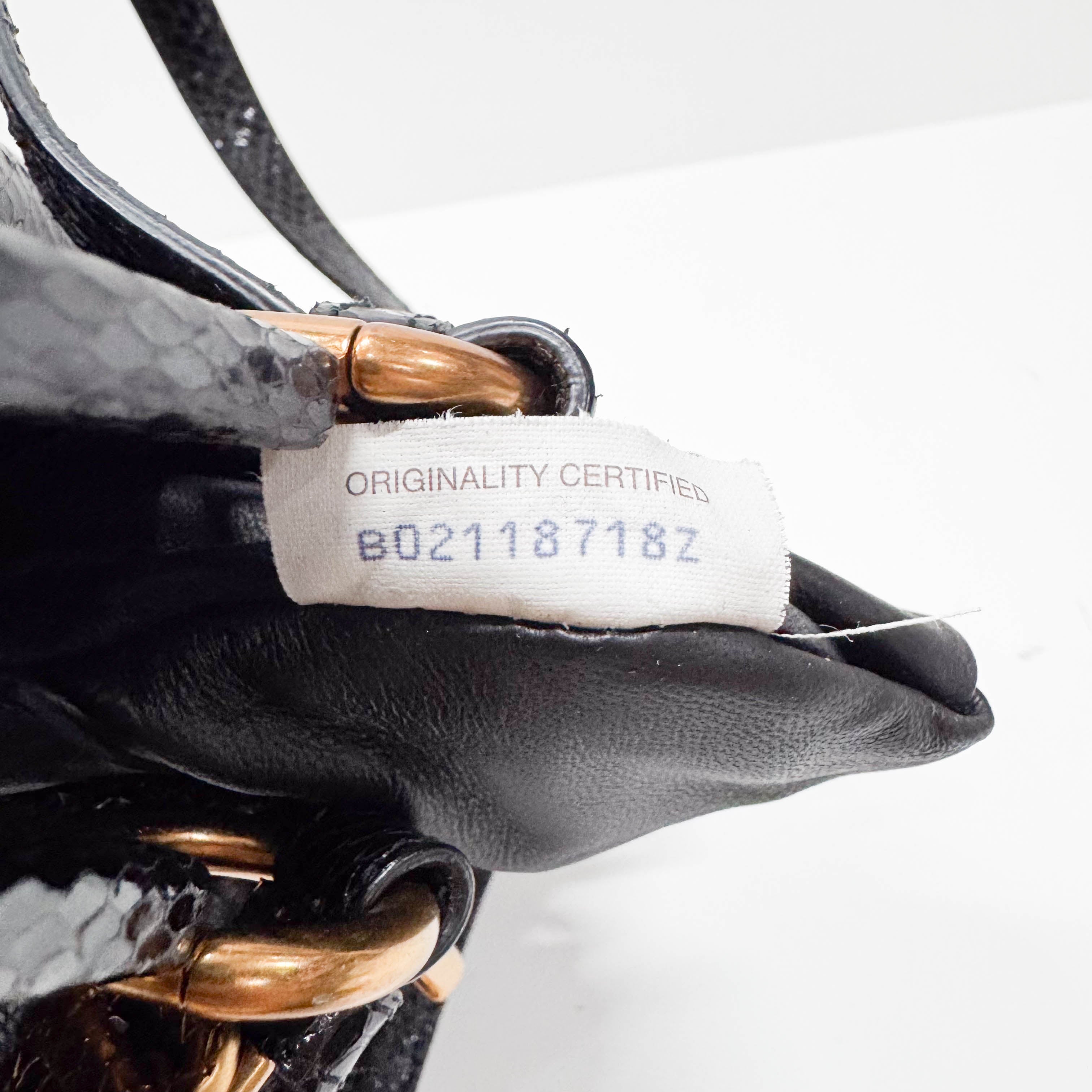 Intrecciato Black Suede Handbag