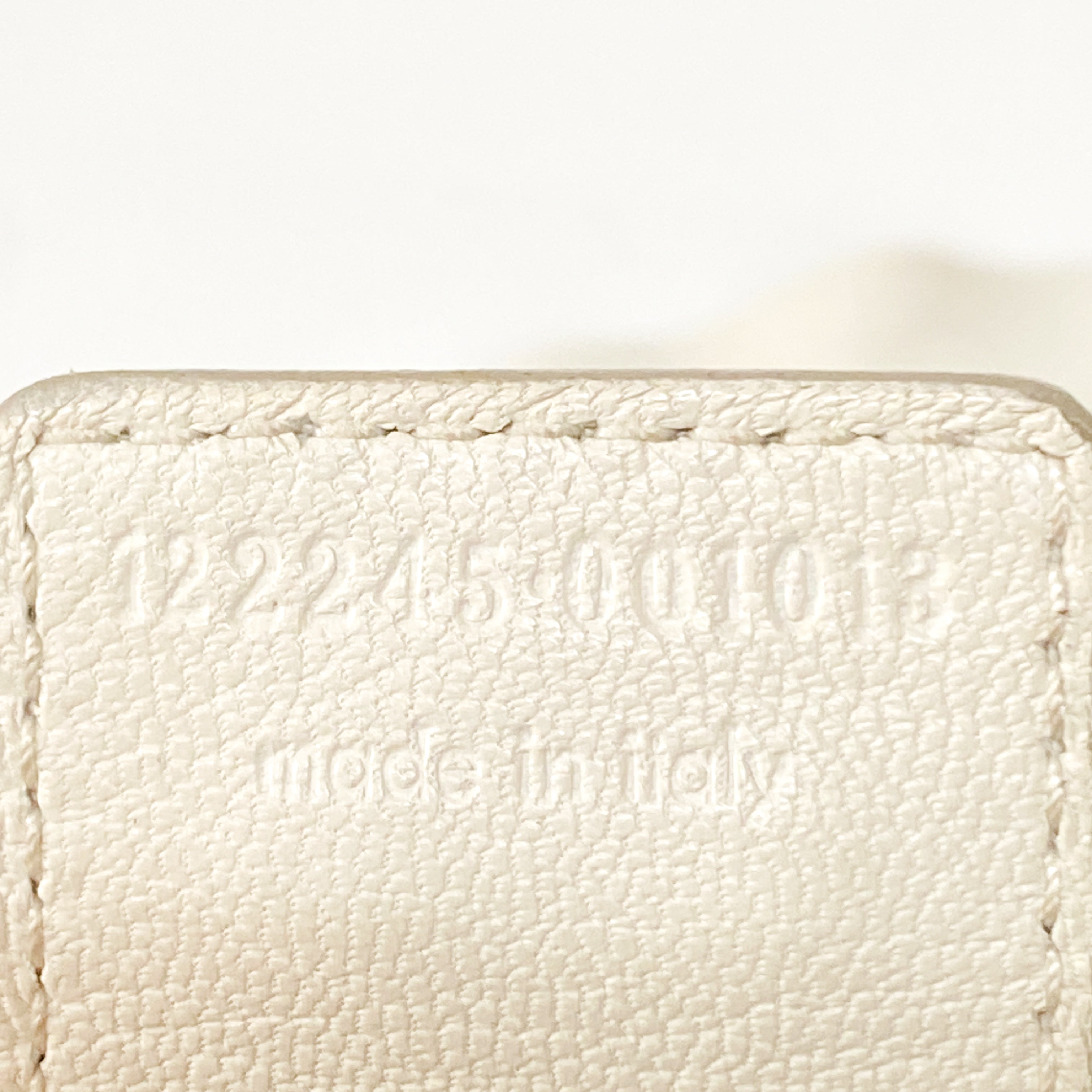 Saint-Tropez White Leather Shoulder Bag