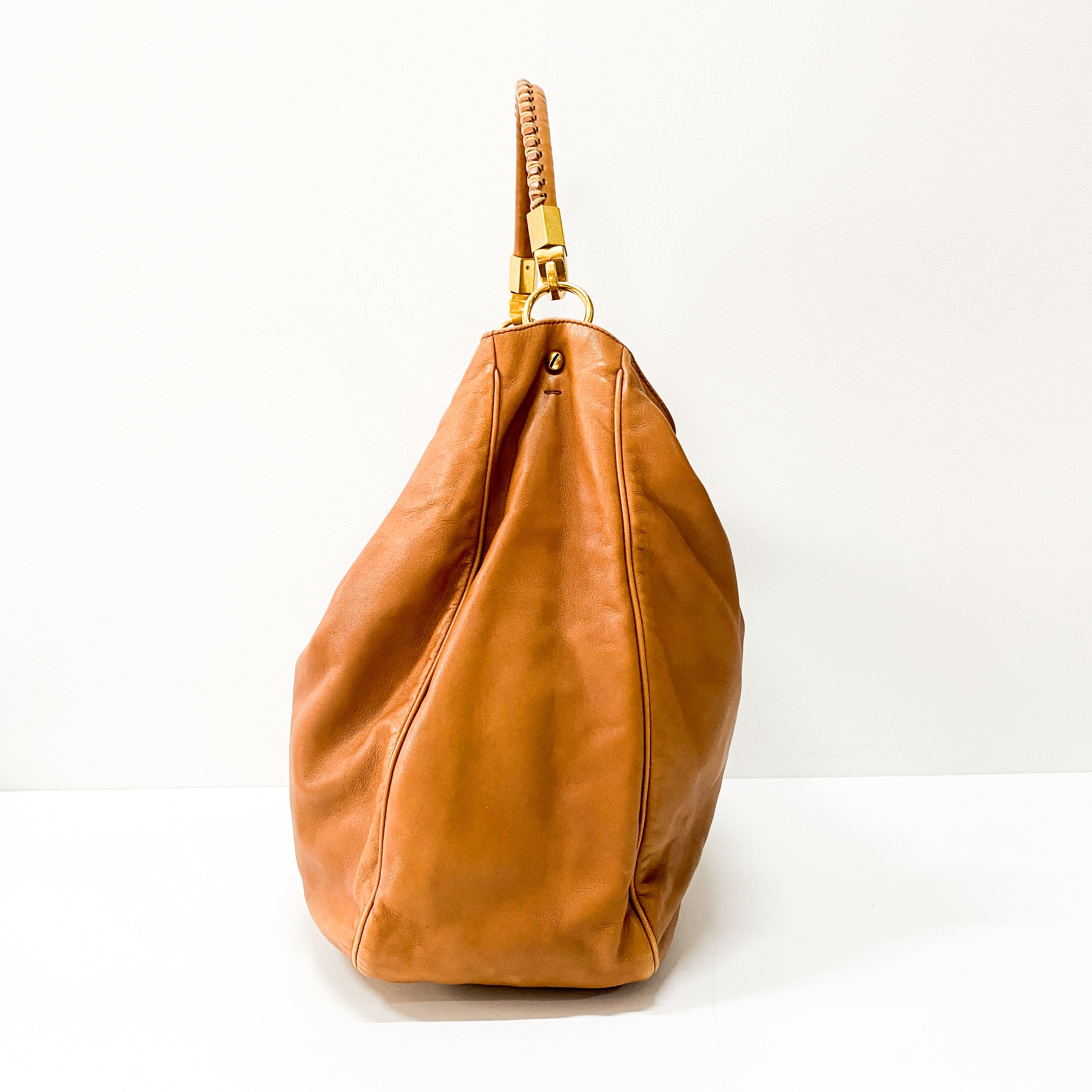 Brown Leather Tote Bag