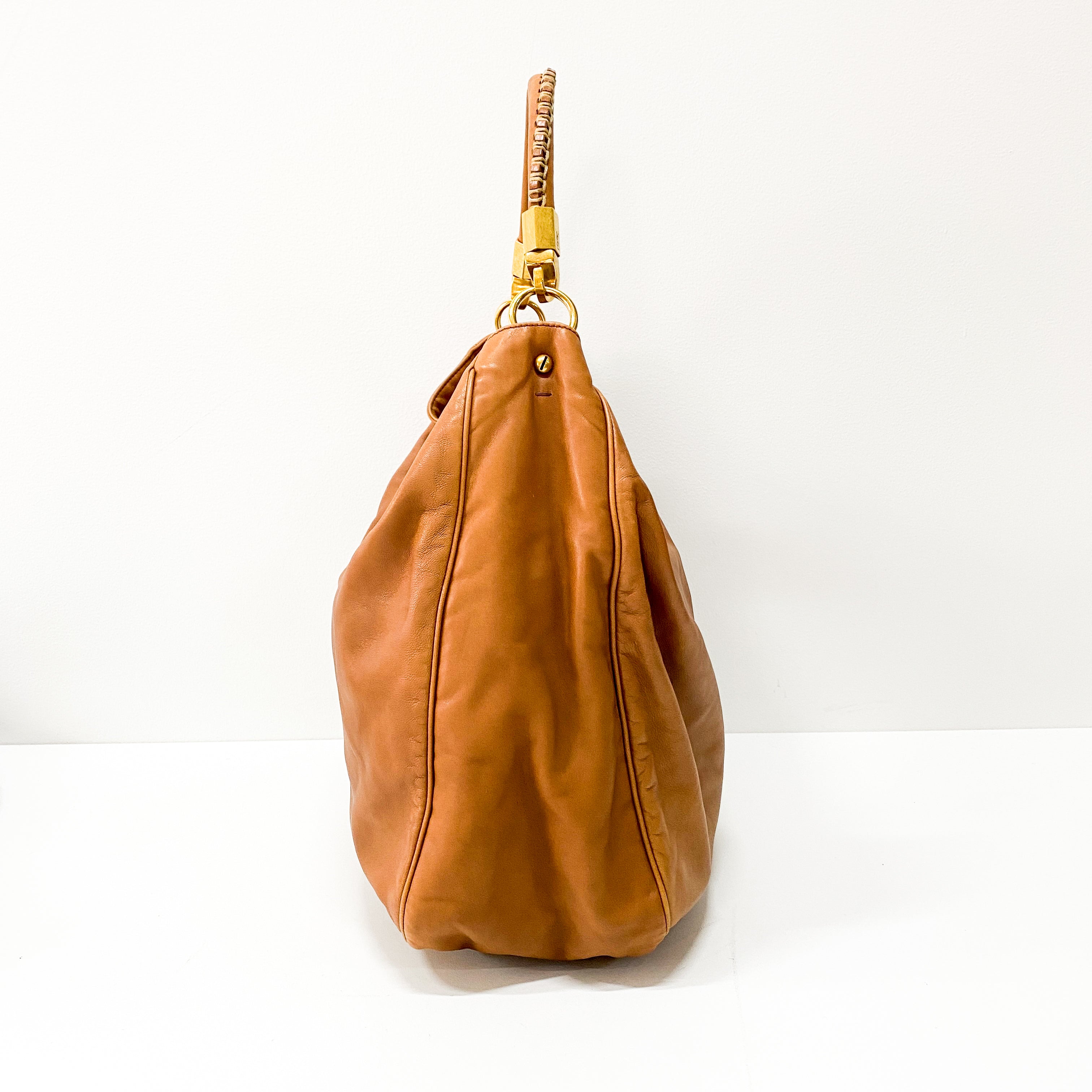Brown Leather Tote Bag
