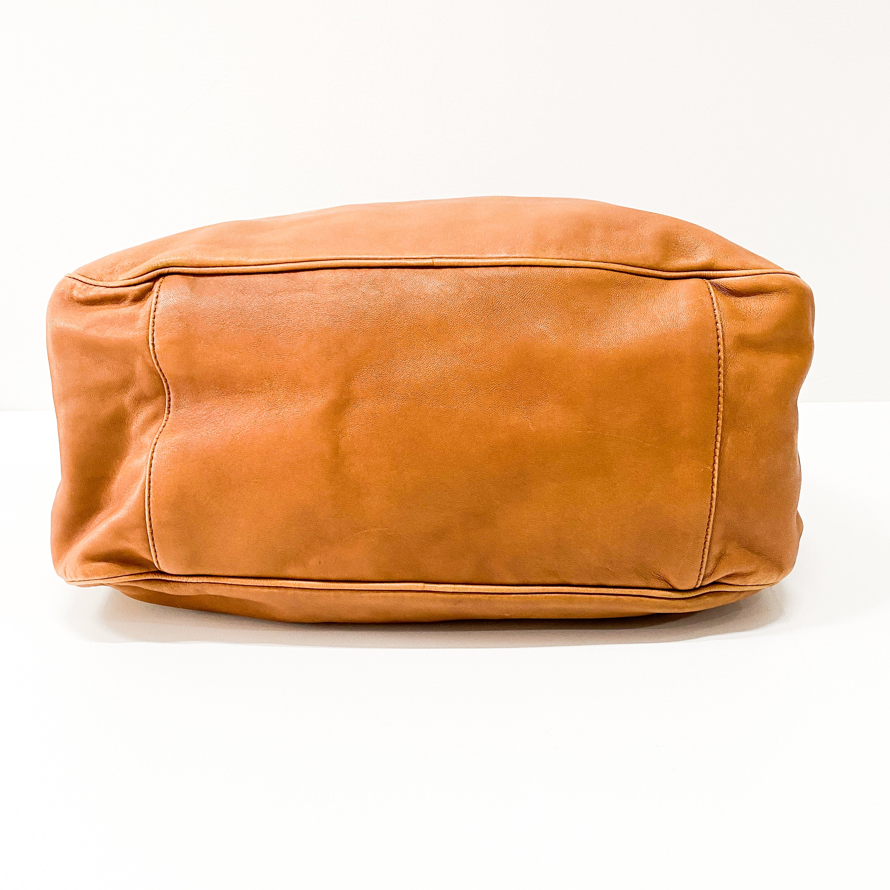 Brown Leather Tote Bag