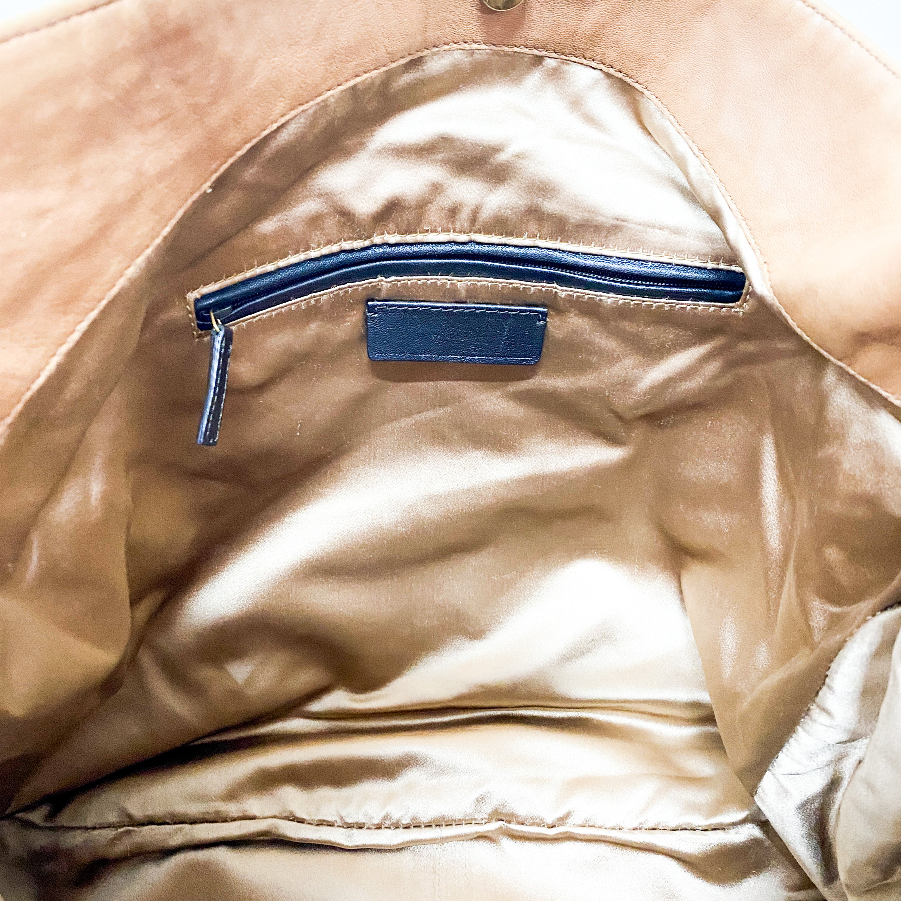 Brown Leather Tote Bag