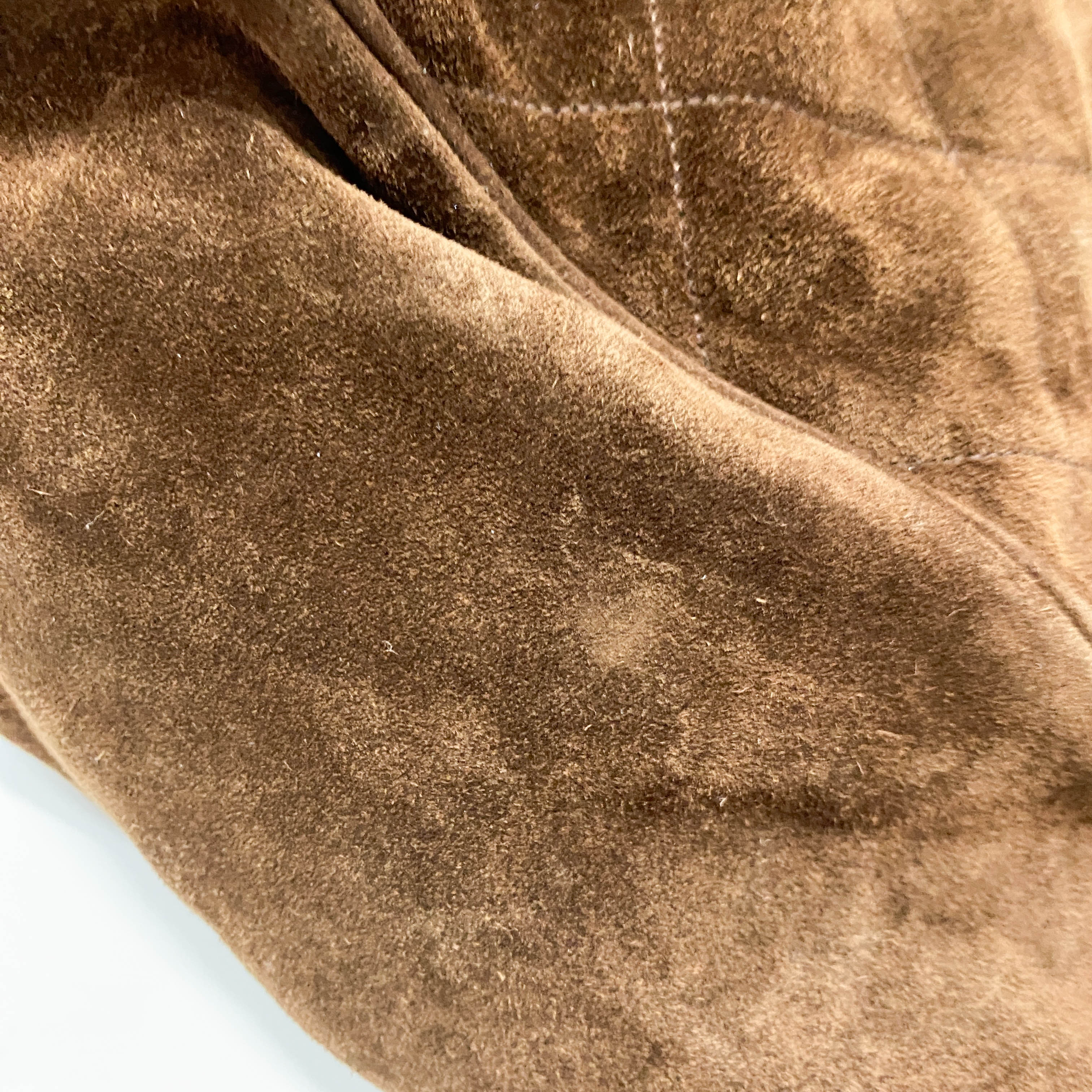 Brown Suede Shoulder Bag