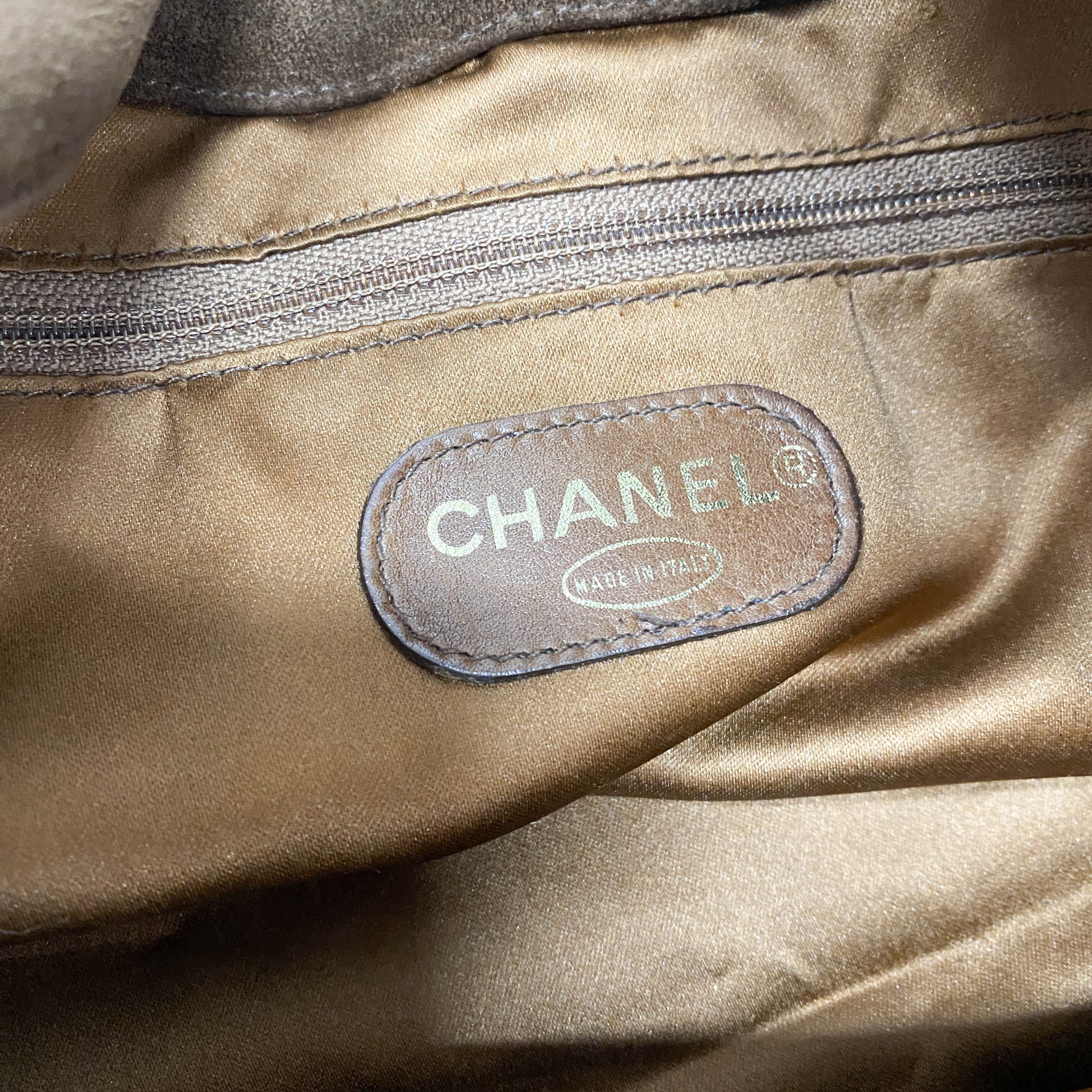 Brown Suede Shoulder Bag