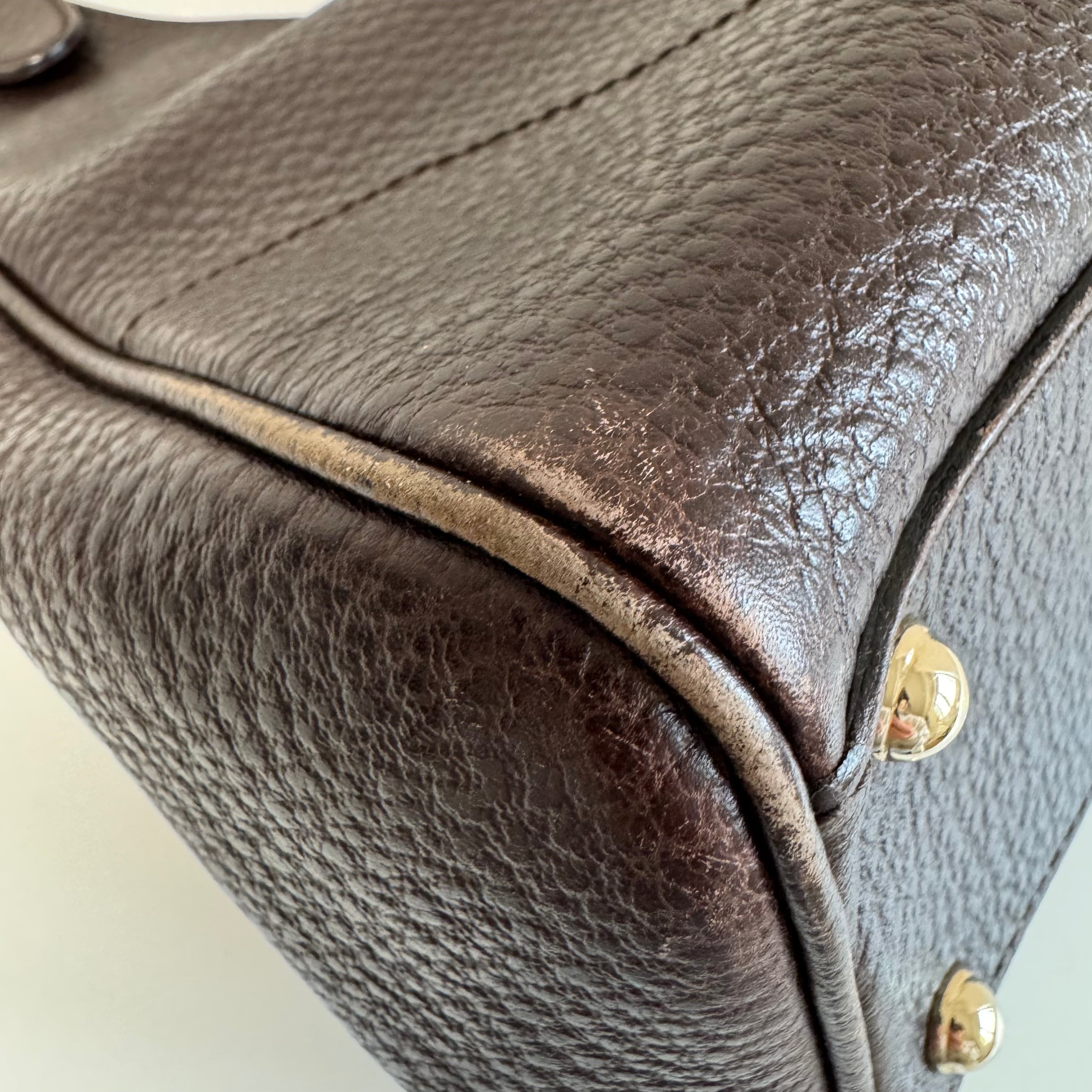 New Jackie Brown Leather Shoulder Bag