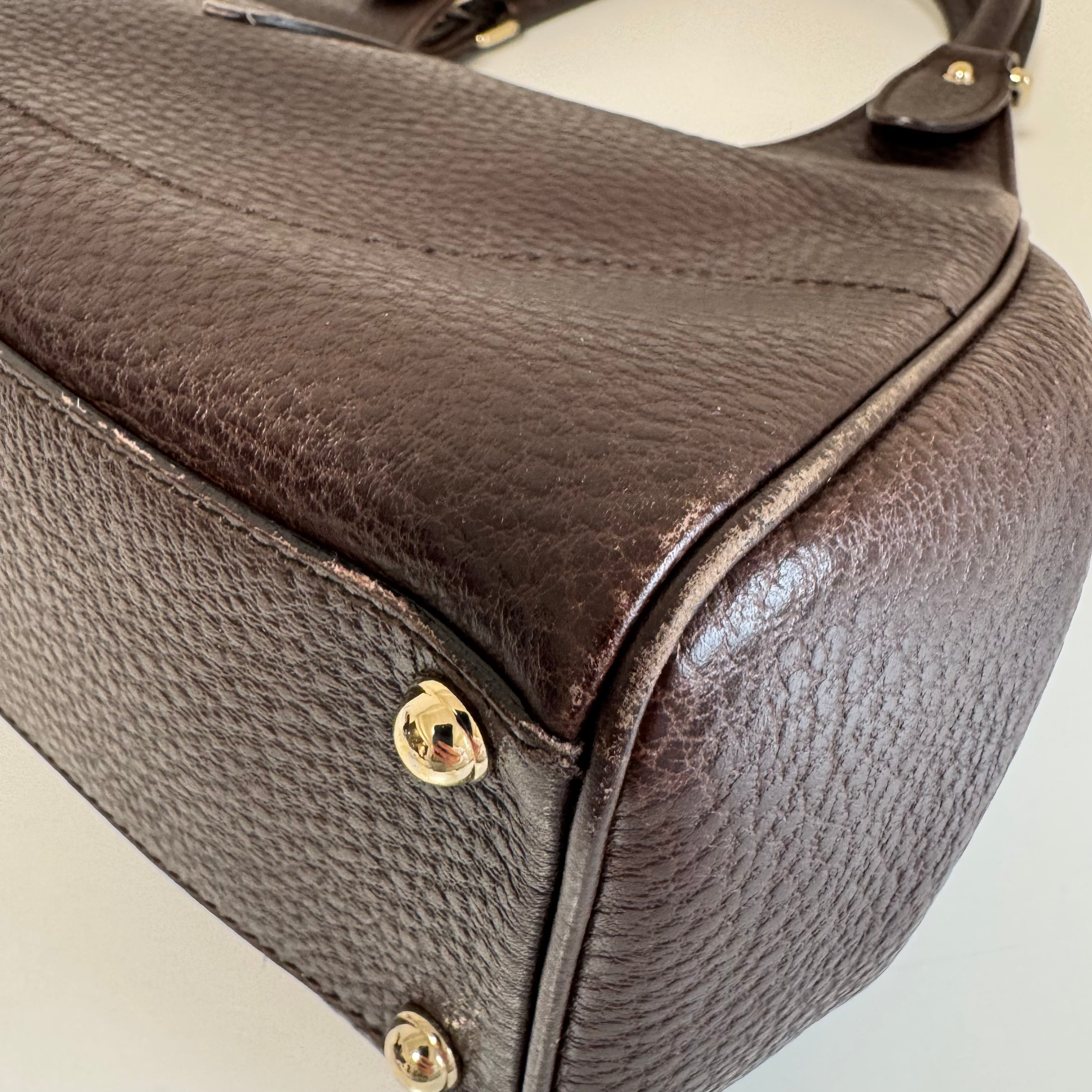 New Jackie Brown Leather Shoulder Bag