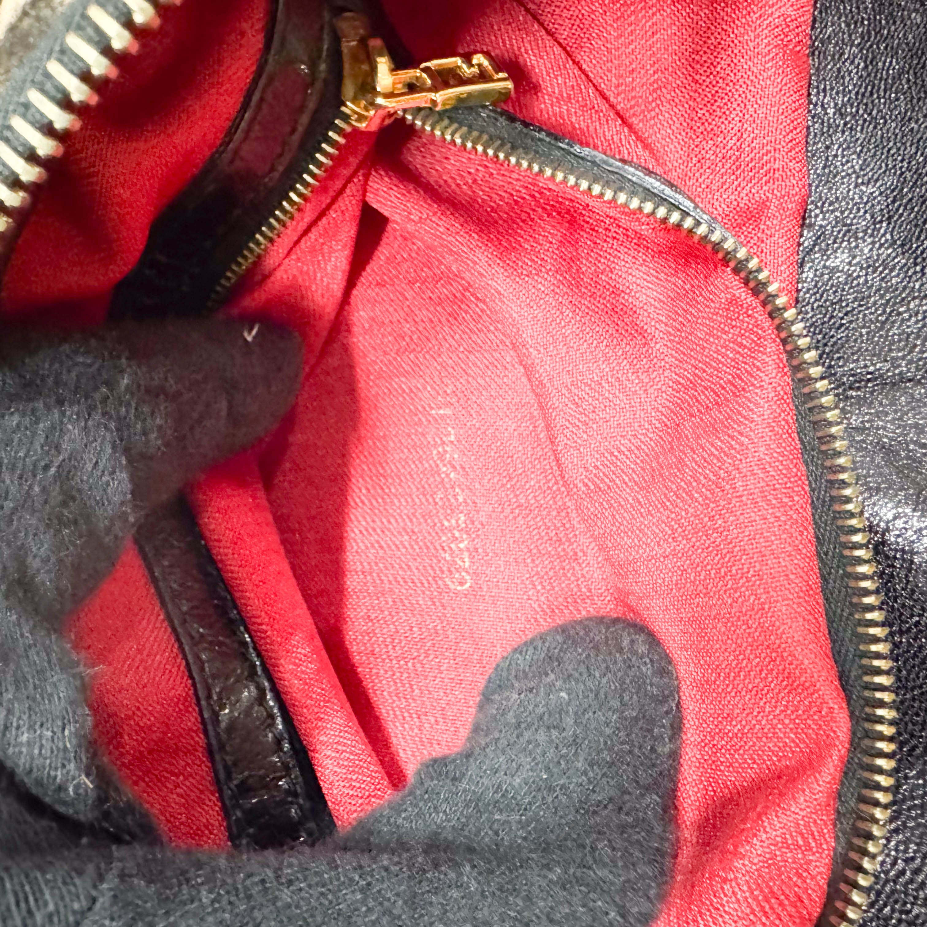 Mamma Baguette Zebra Print Pony Hair Shoulder Bag