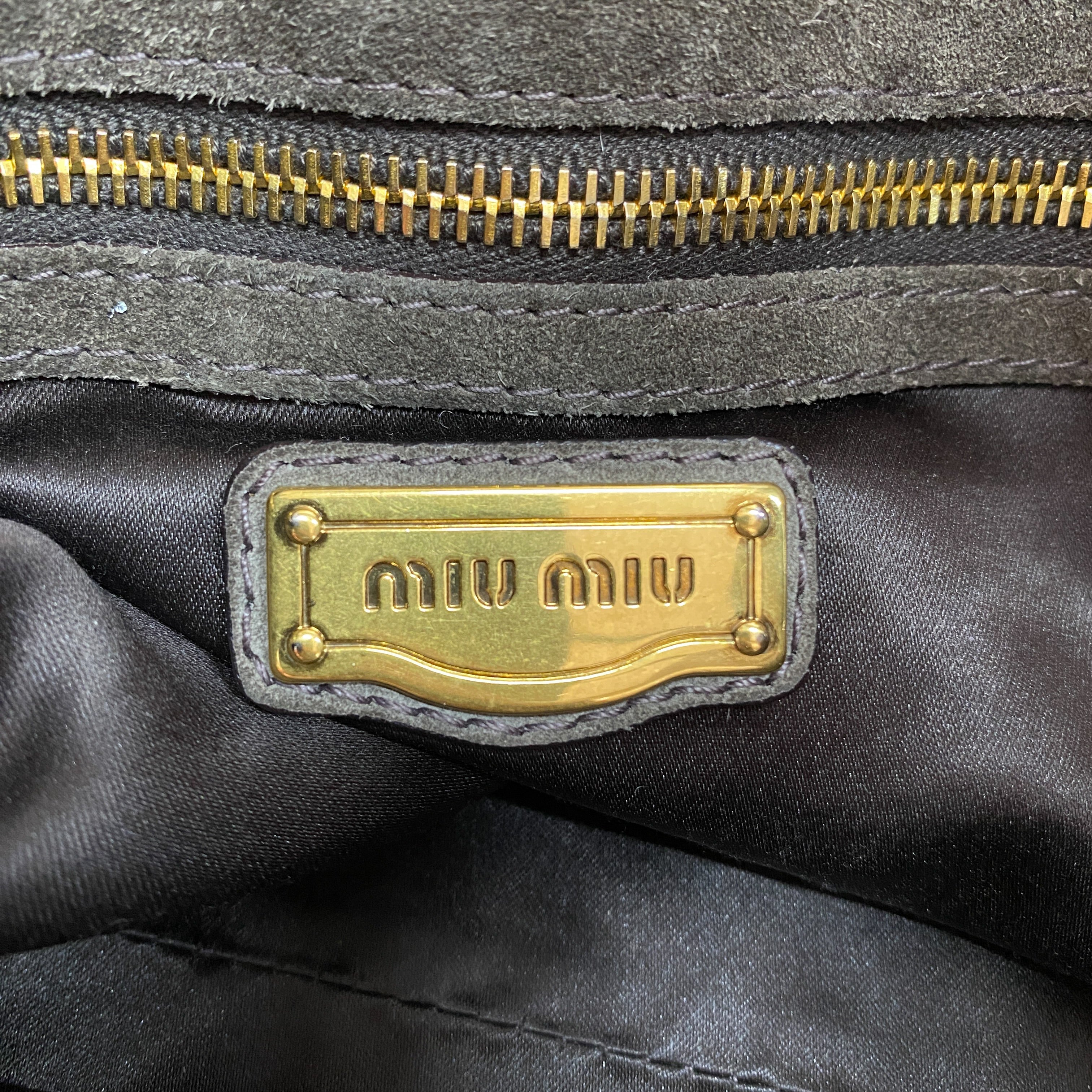 Brown Suede Shoulder Bag