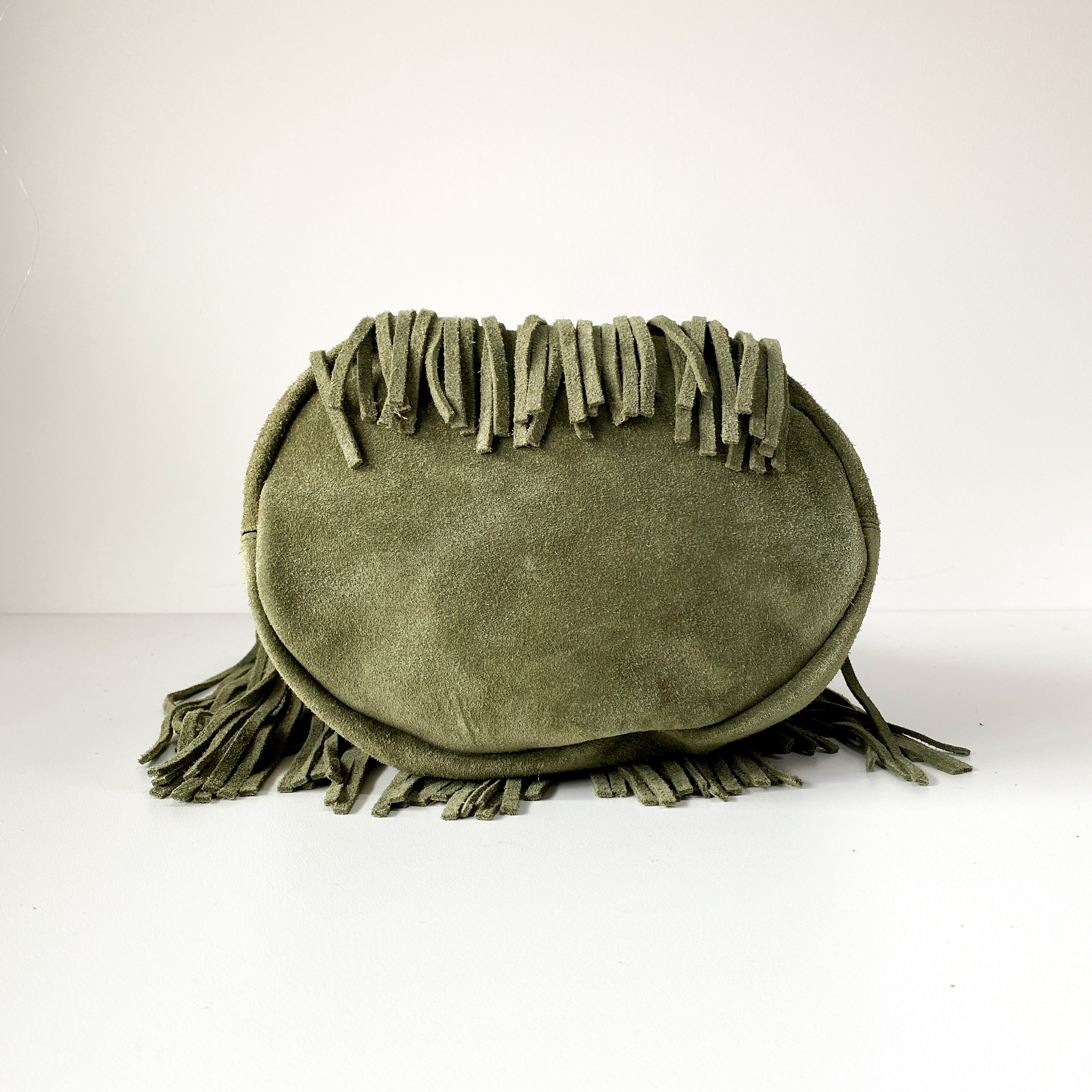 Green Suede Bag