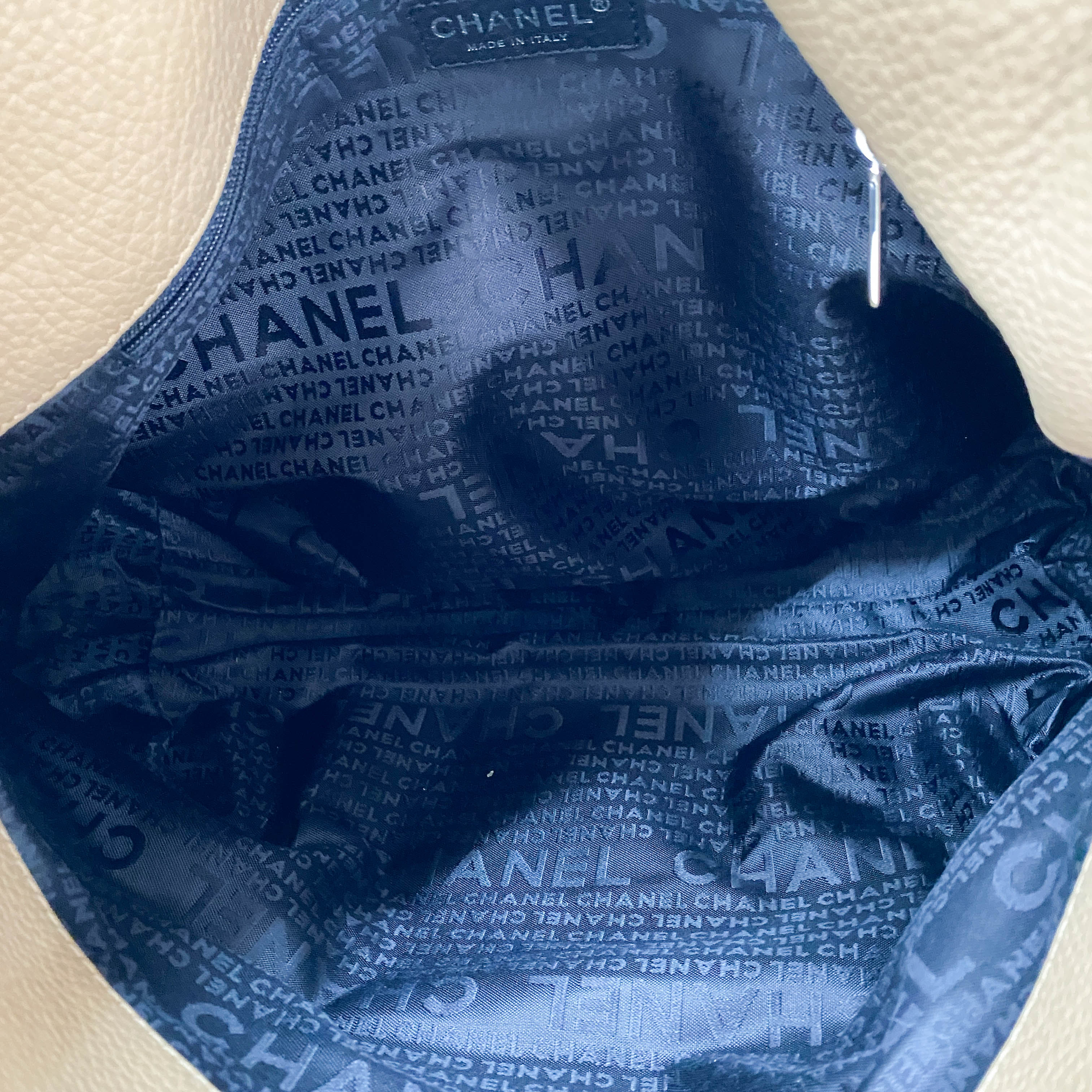 Brown Embossed Leather Hoho Shoulder Bag