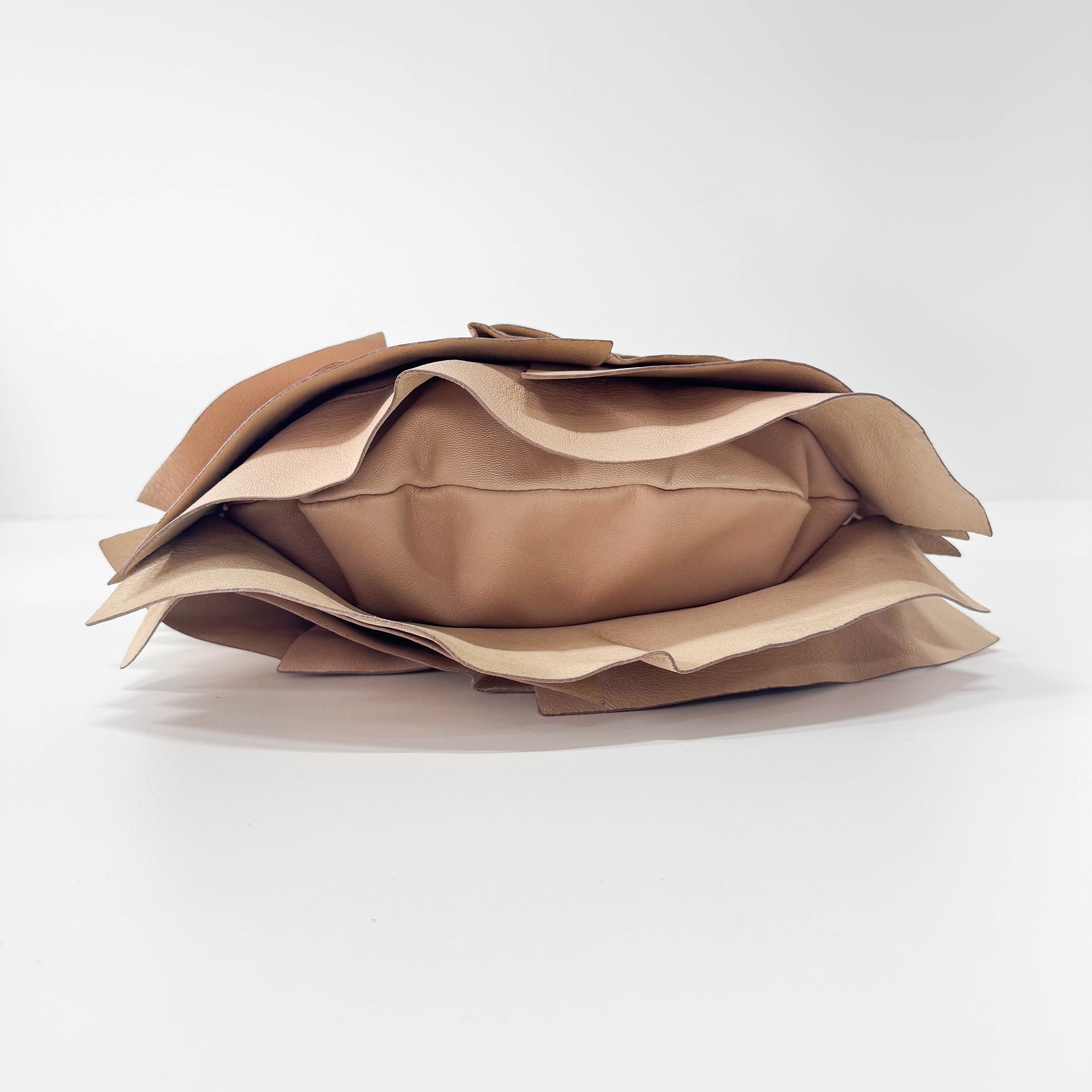 Mombasa Saint-Tropez Beige Leather Hand Bag