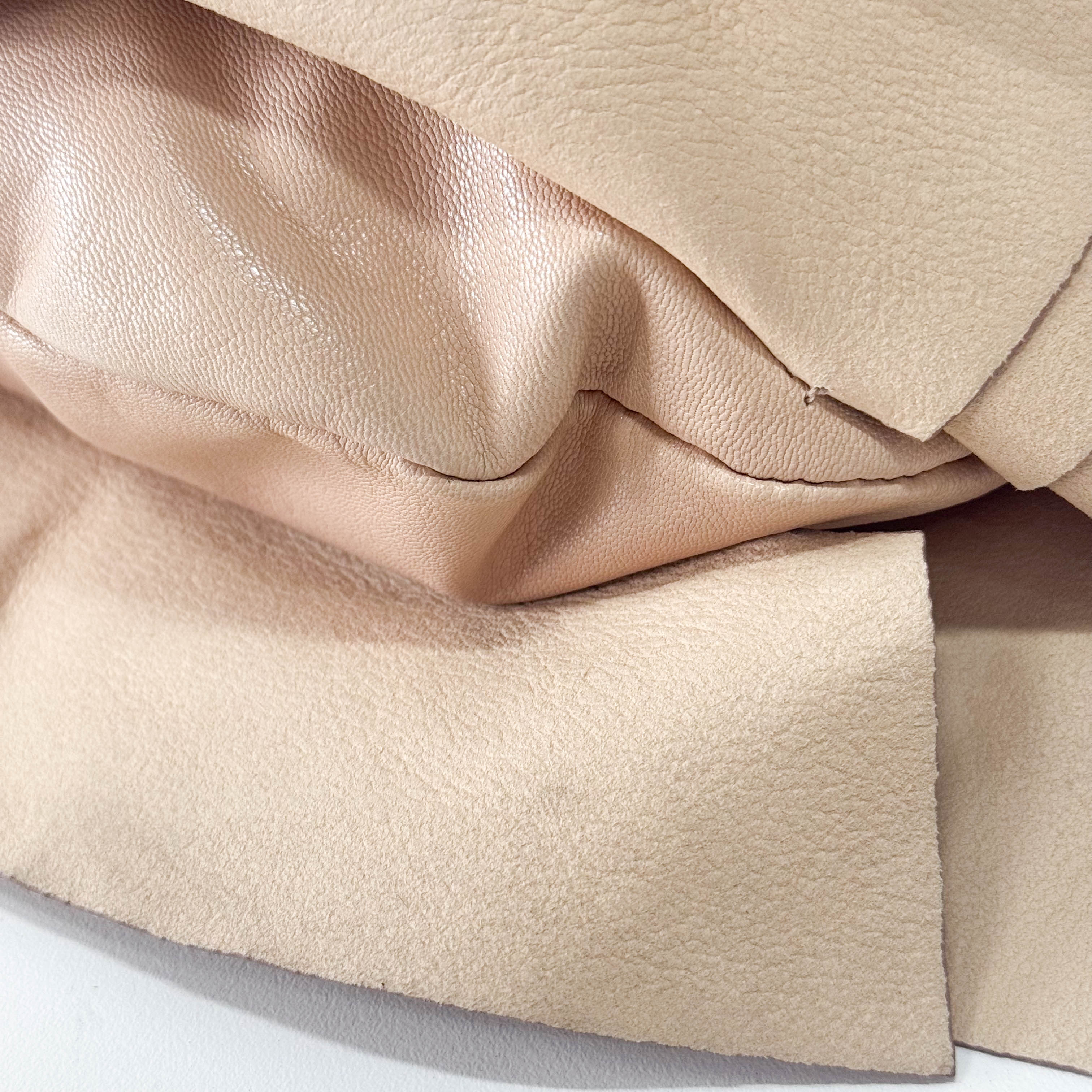 Mombasa Saint-Tropez Beige Leather Hand Bag