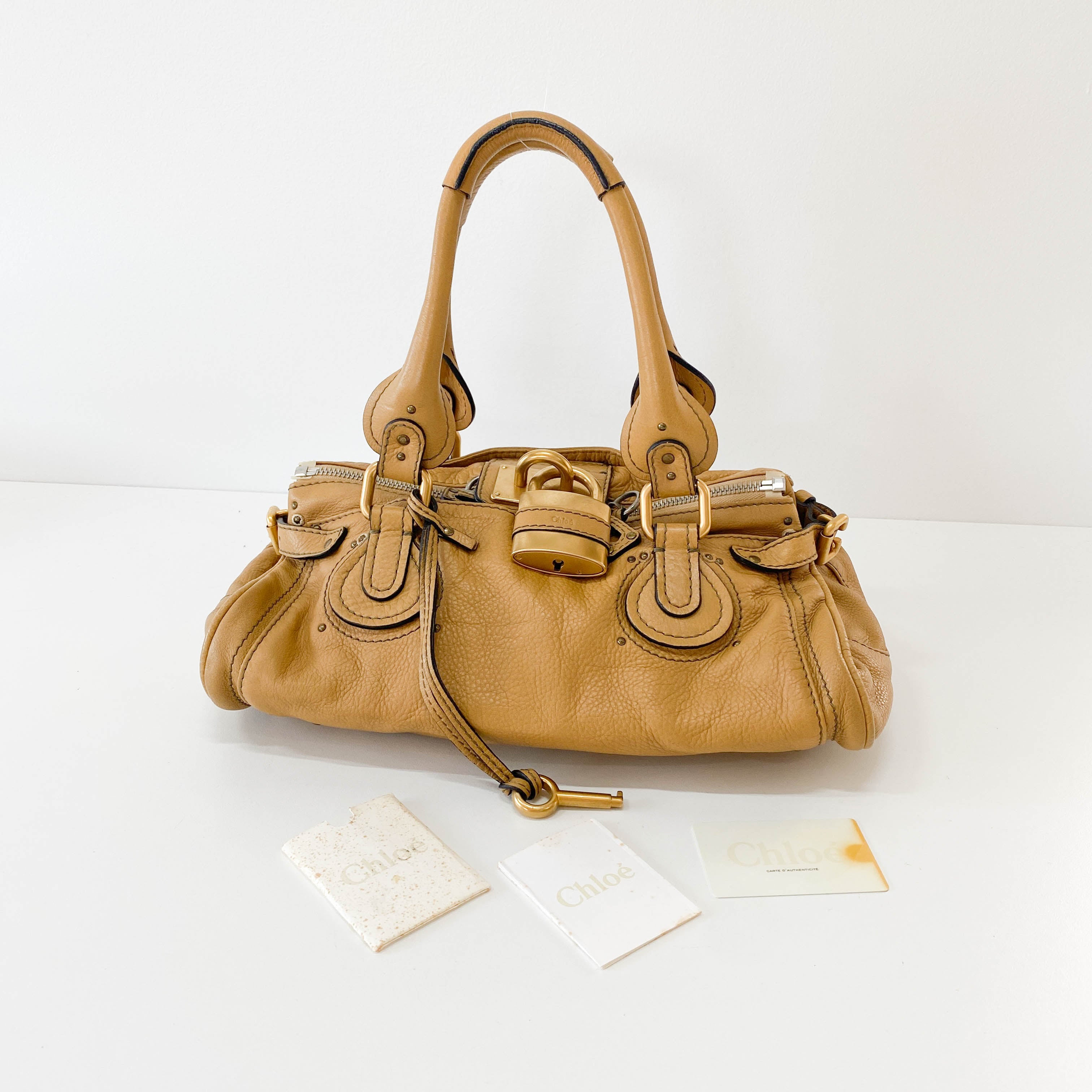 Paddington Brown Leather Shoulder Bag