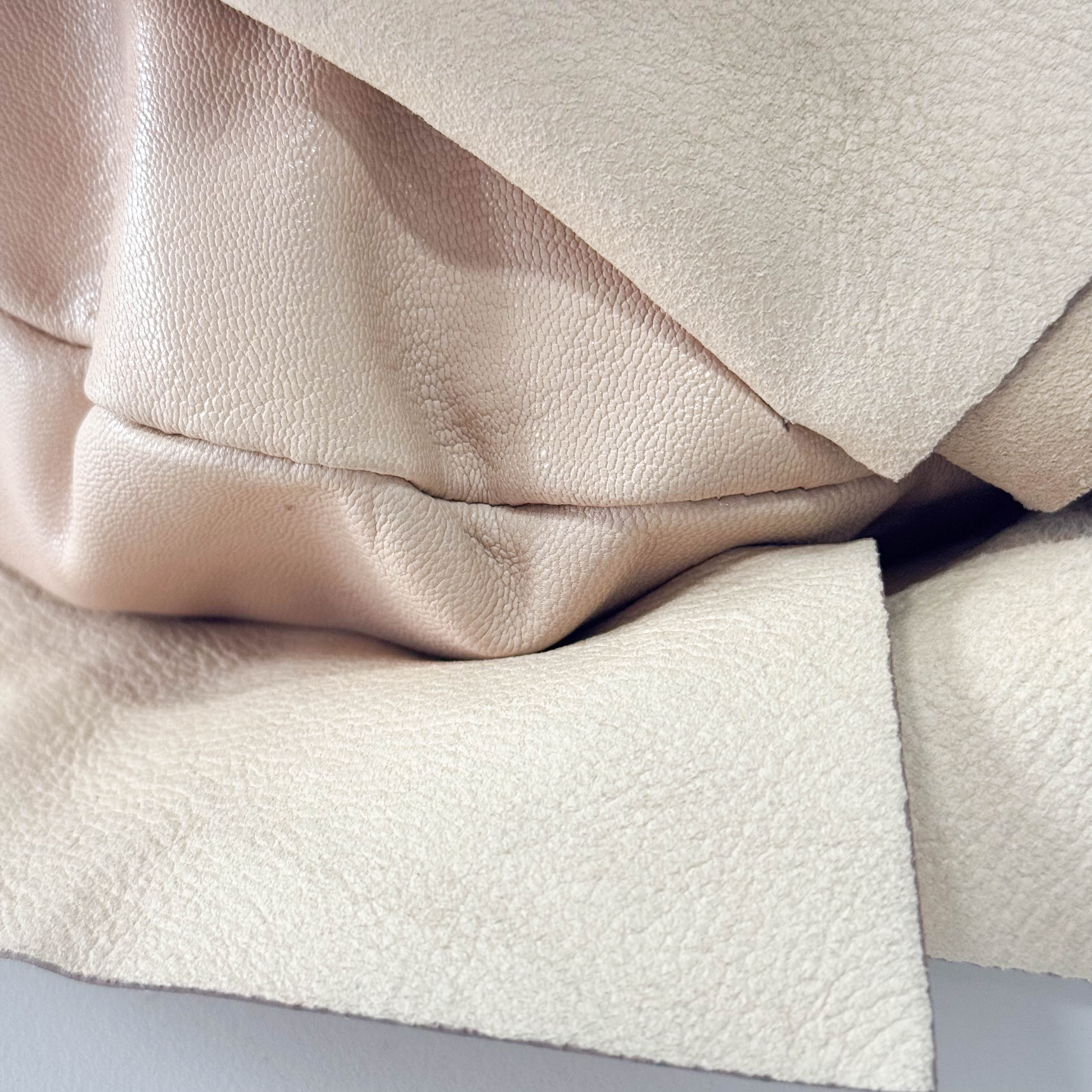 Mombasa Saint-Tropez Beige Leather Hand Bag