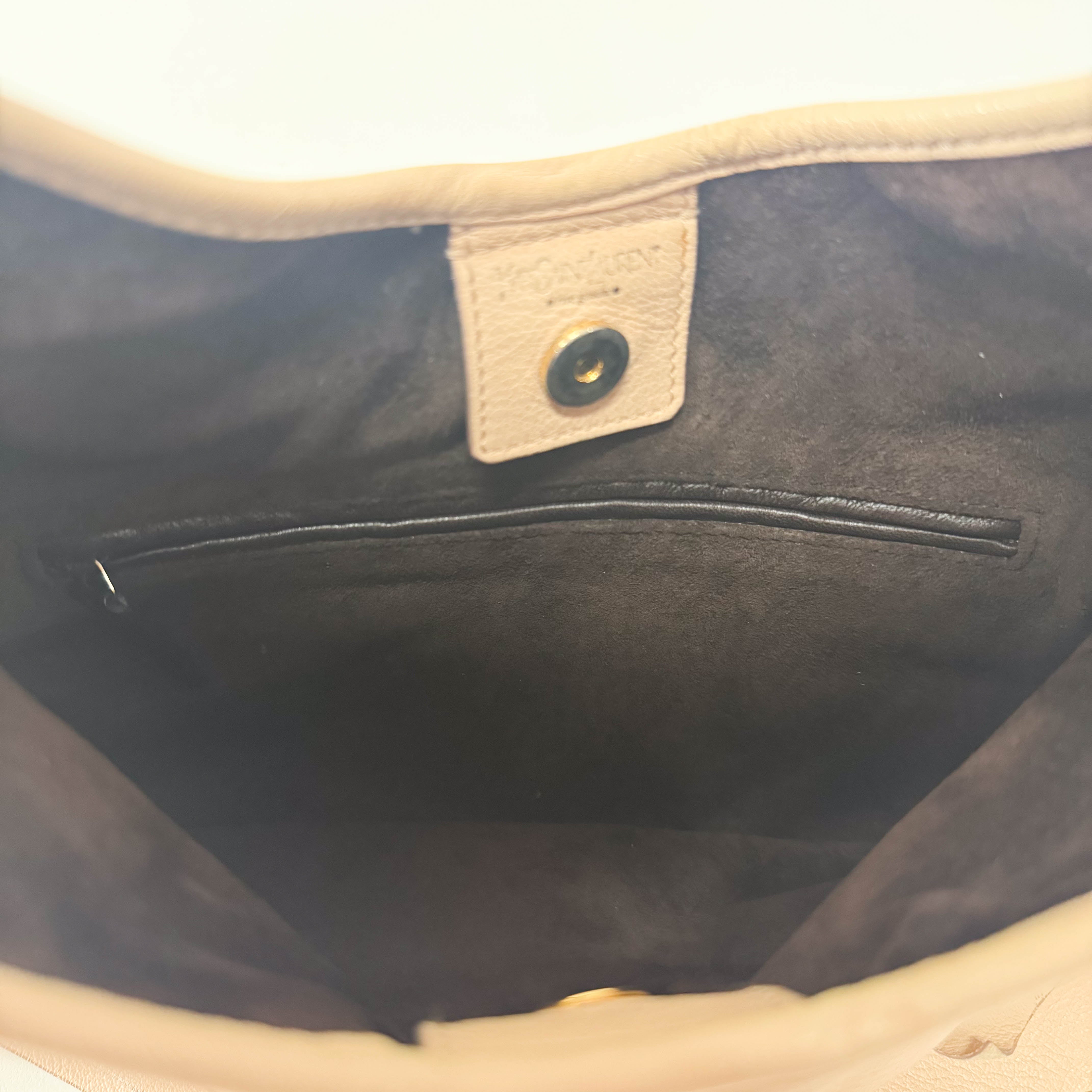 Mombasa Saint-Tropez Beige Leather Hand Bag