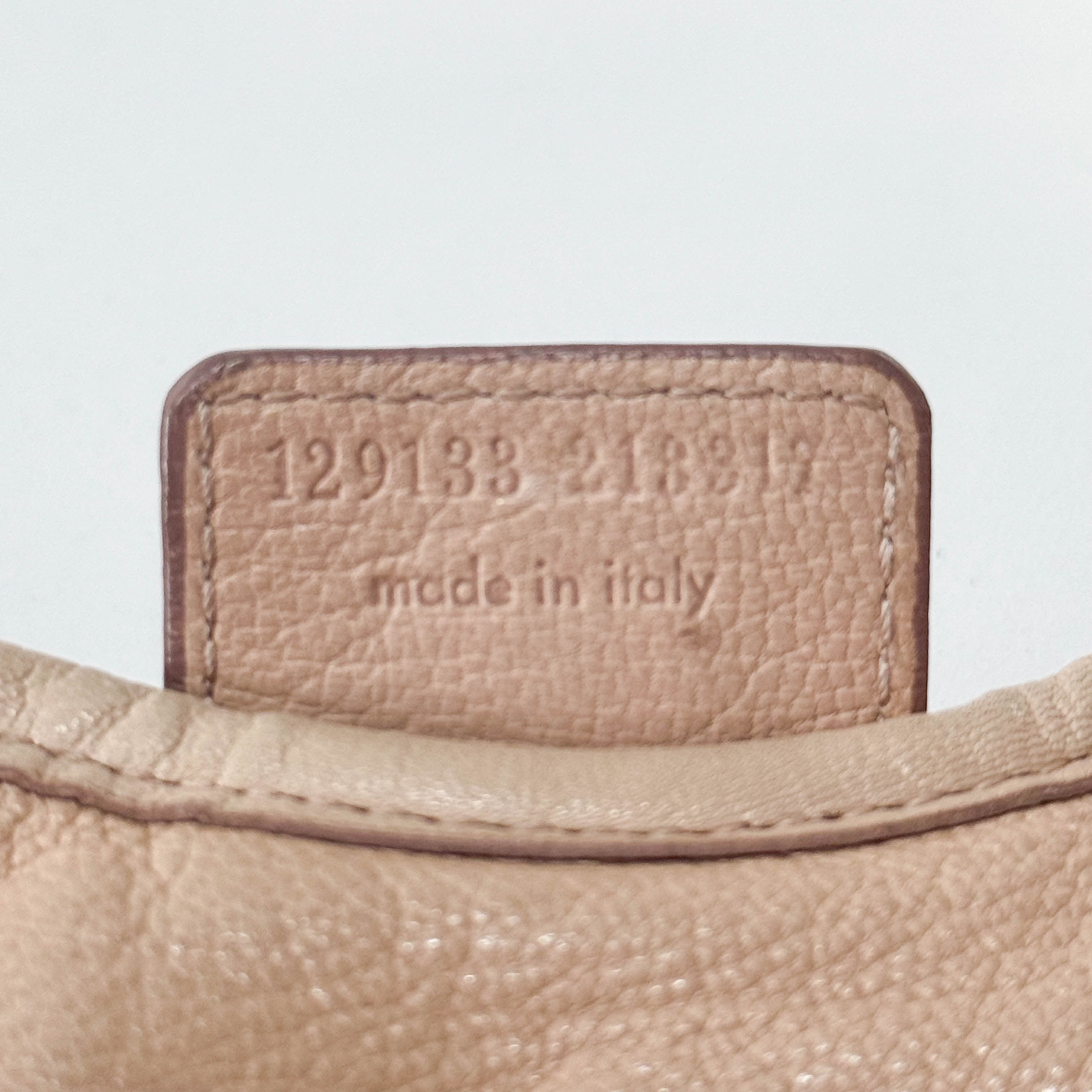 Mombasa Saint-Tropez Beige Leather Hand Bag