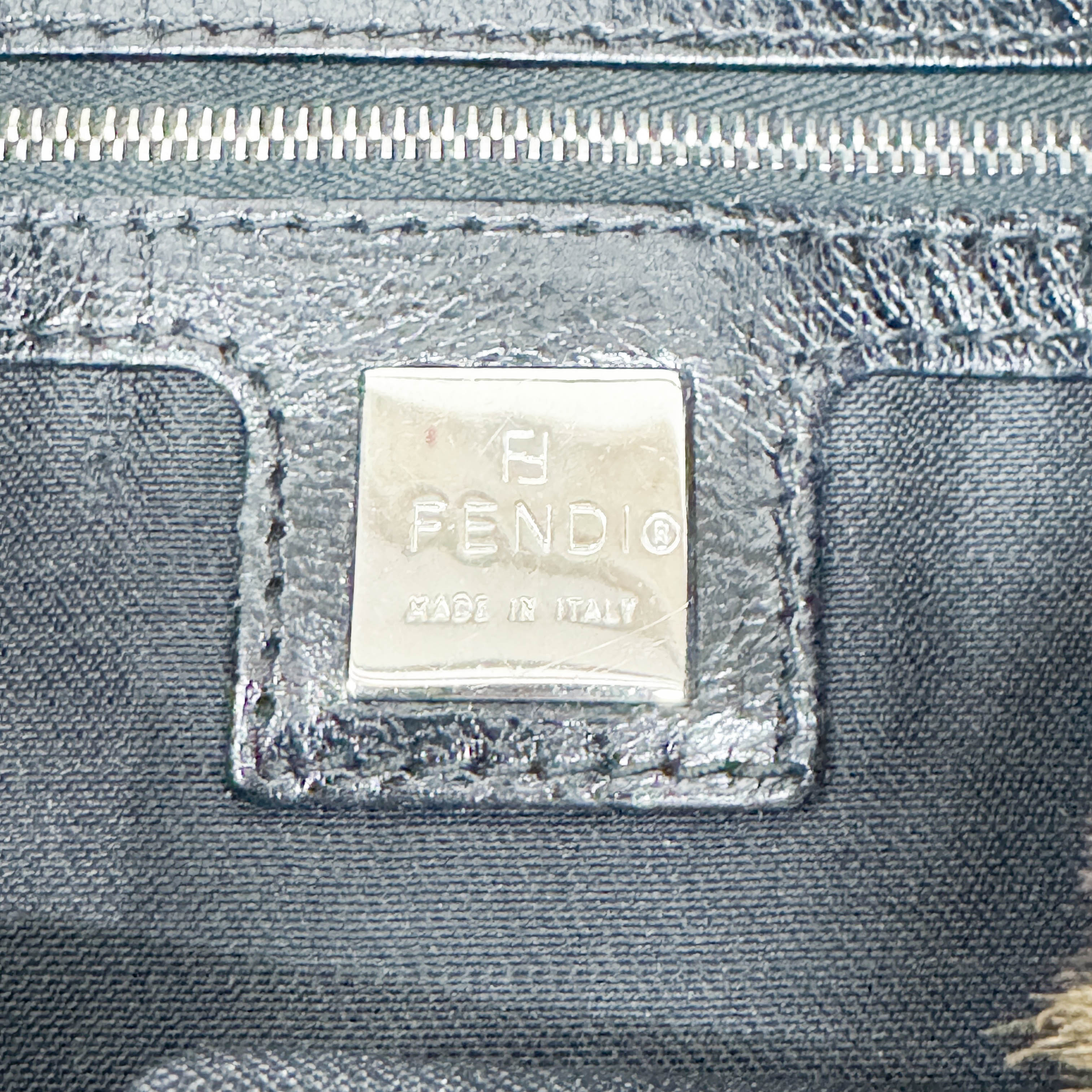 Mamma Baguette Brown Leopard Print Pony Hair Shoulder Bag