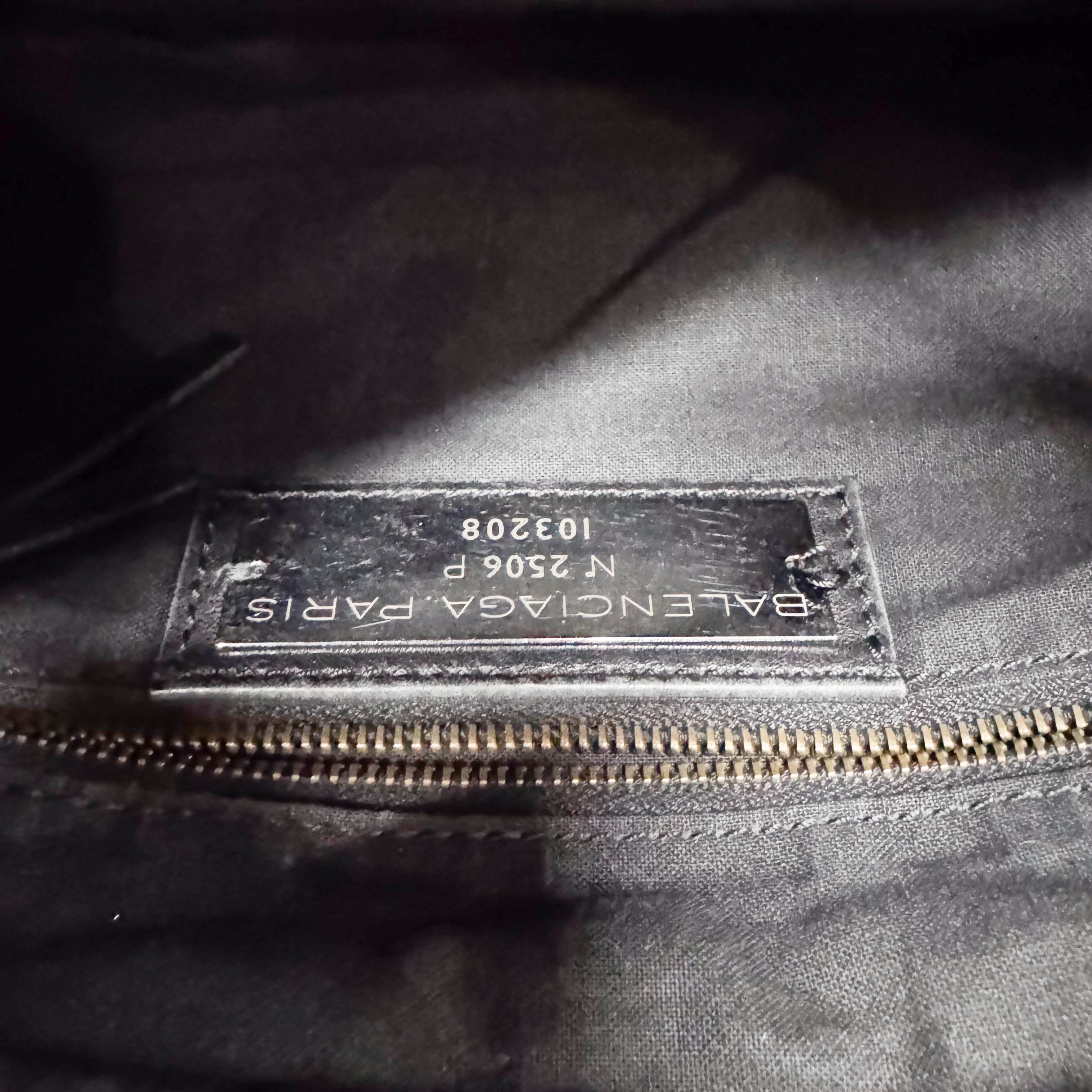 The First Black Calfskin Leather Handlebag