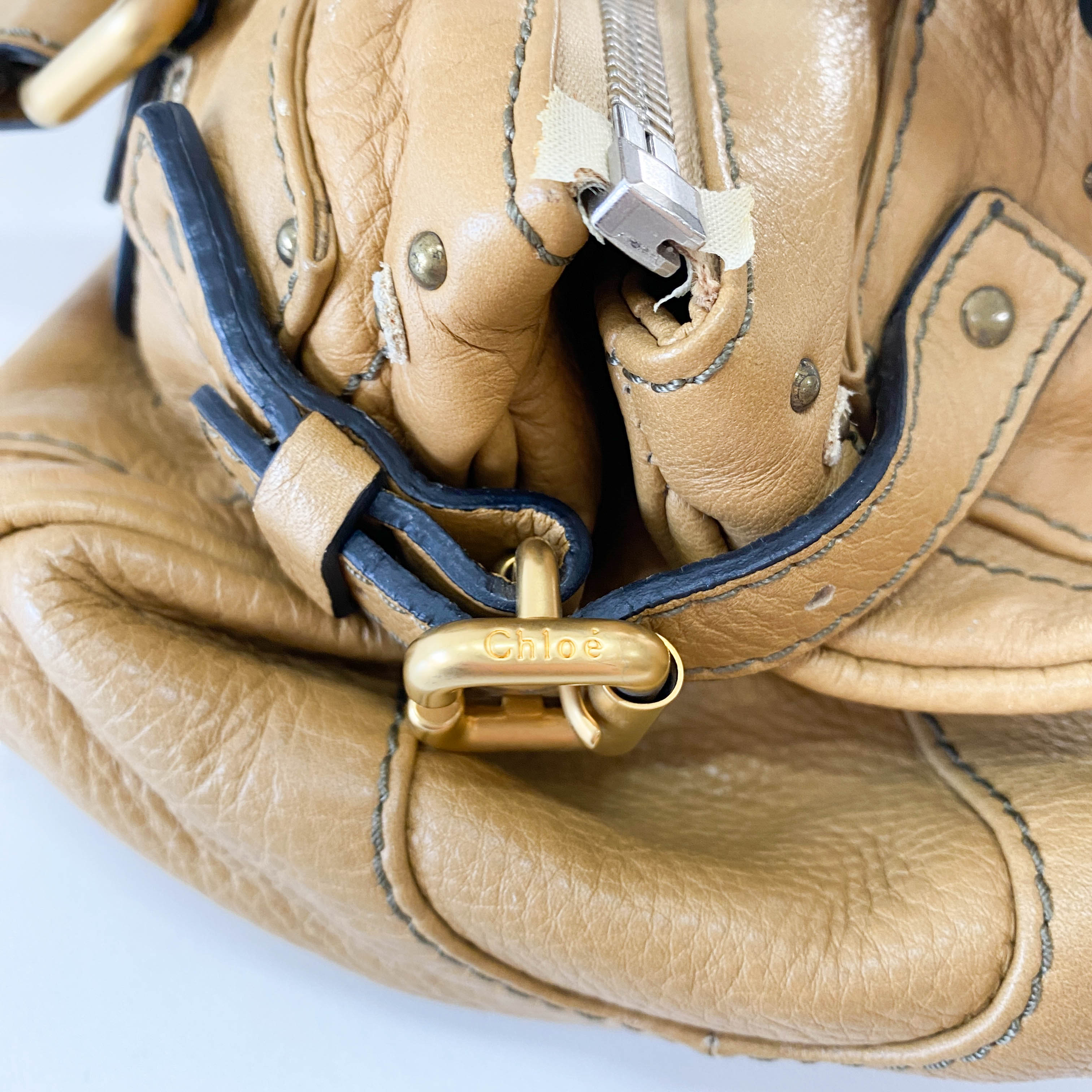 Paddington Brown Leather Shoulder Bag