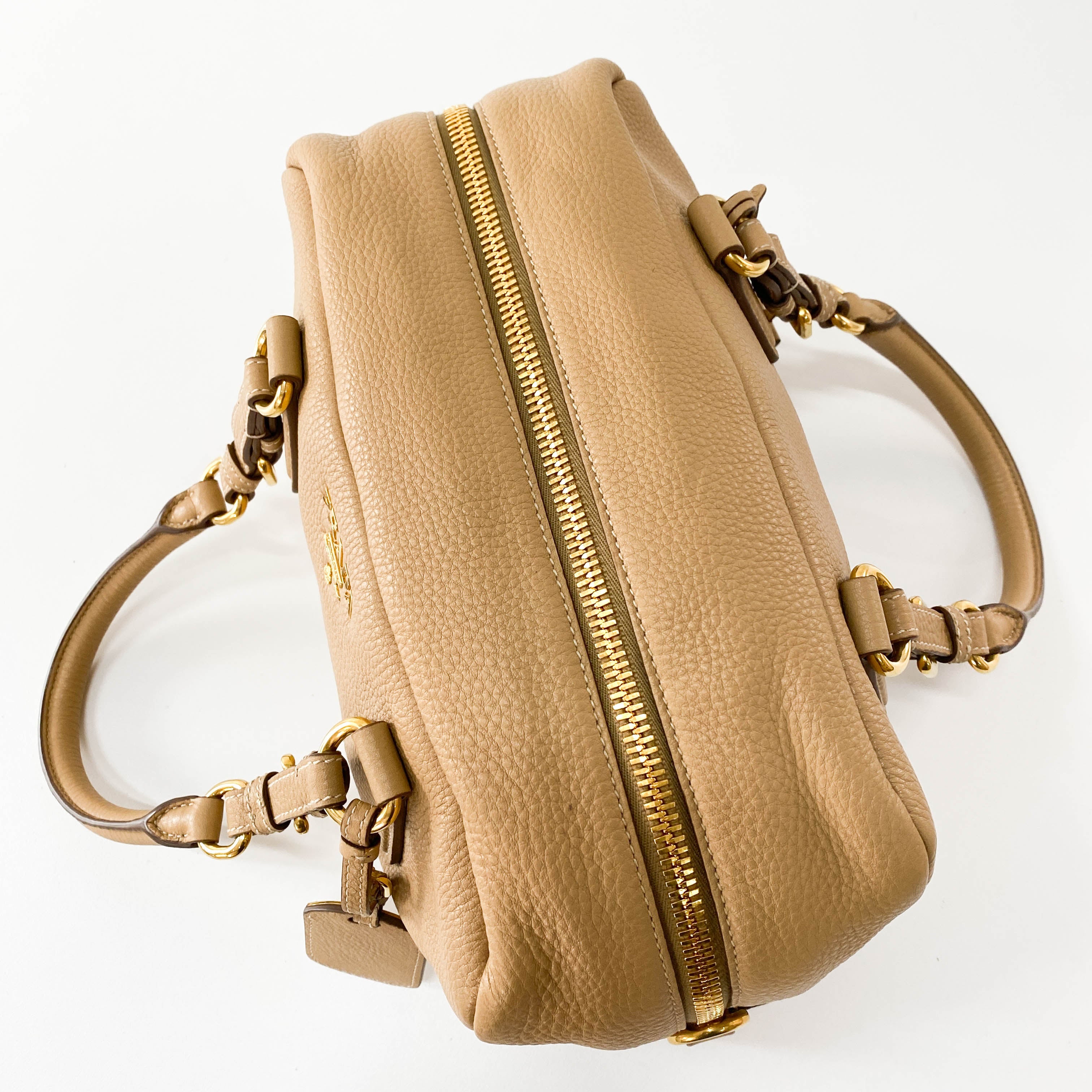 Brown Top Handle Shoulder Bag