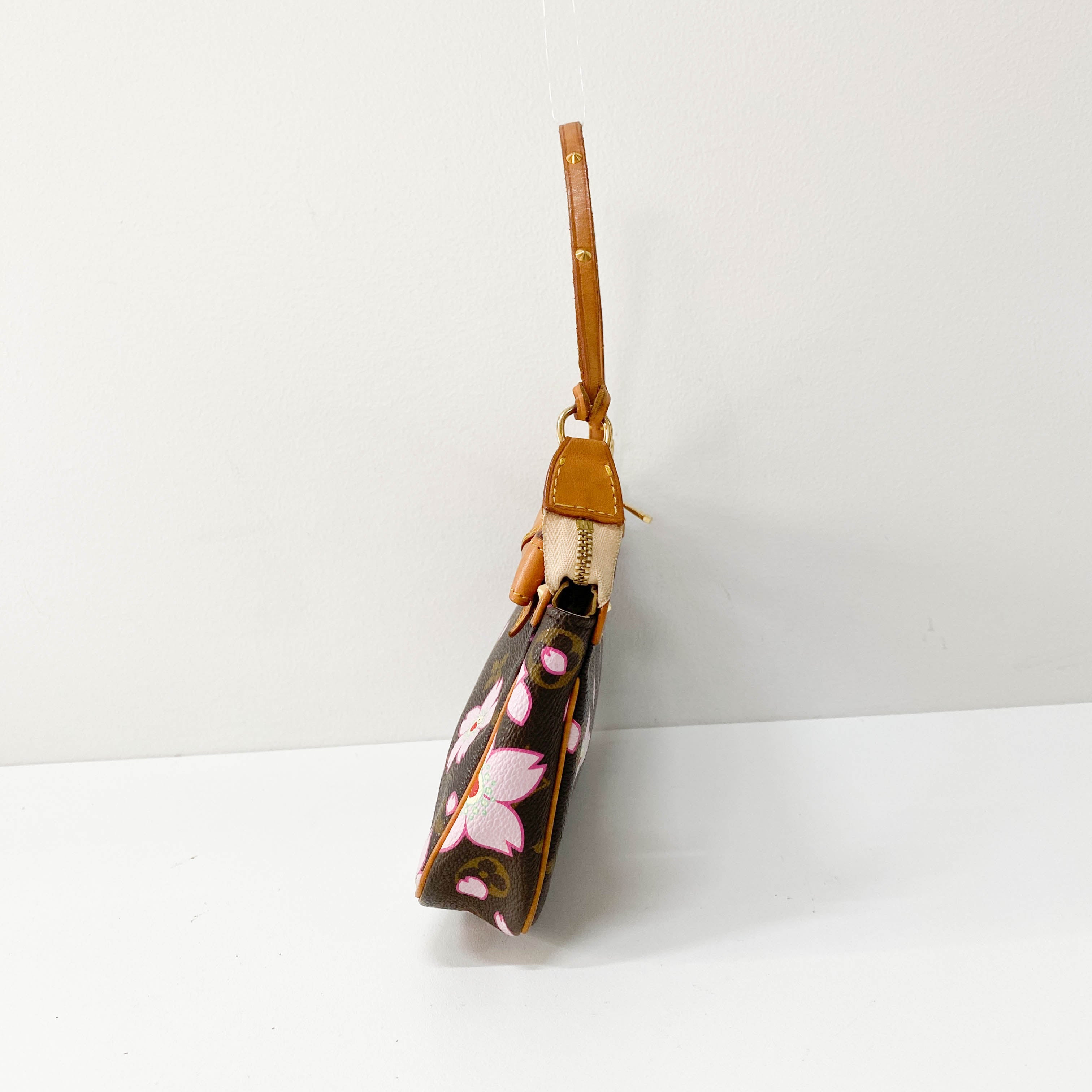 Louis Vuitton x Takashi Murakami Monogram Cherry Blossom Pochette Accessoire