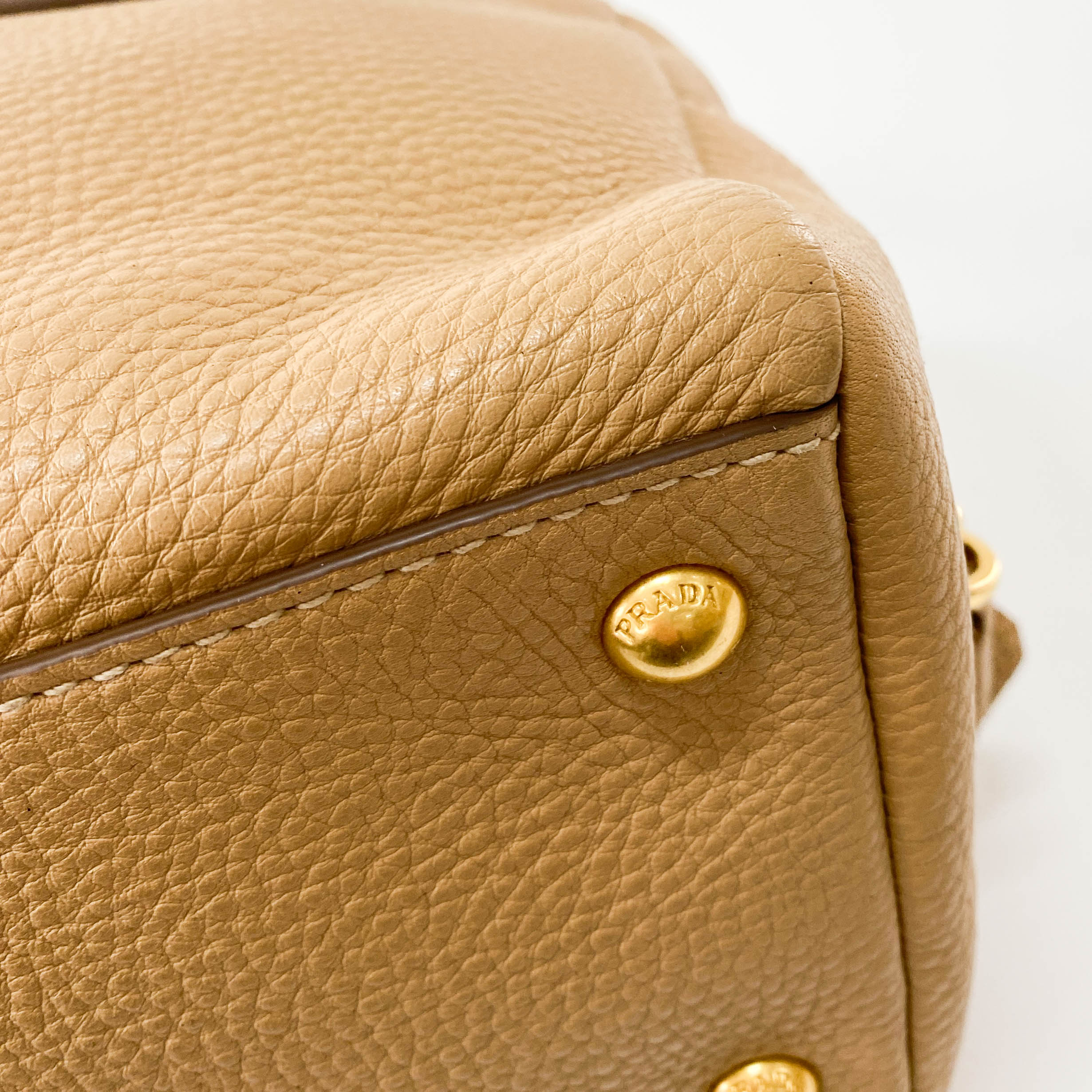 Brown Top Handle Shoulder Bag