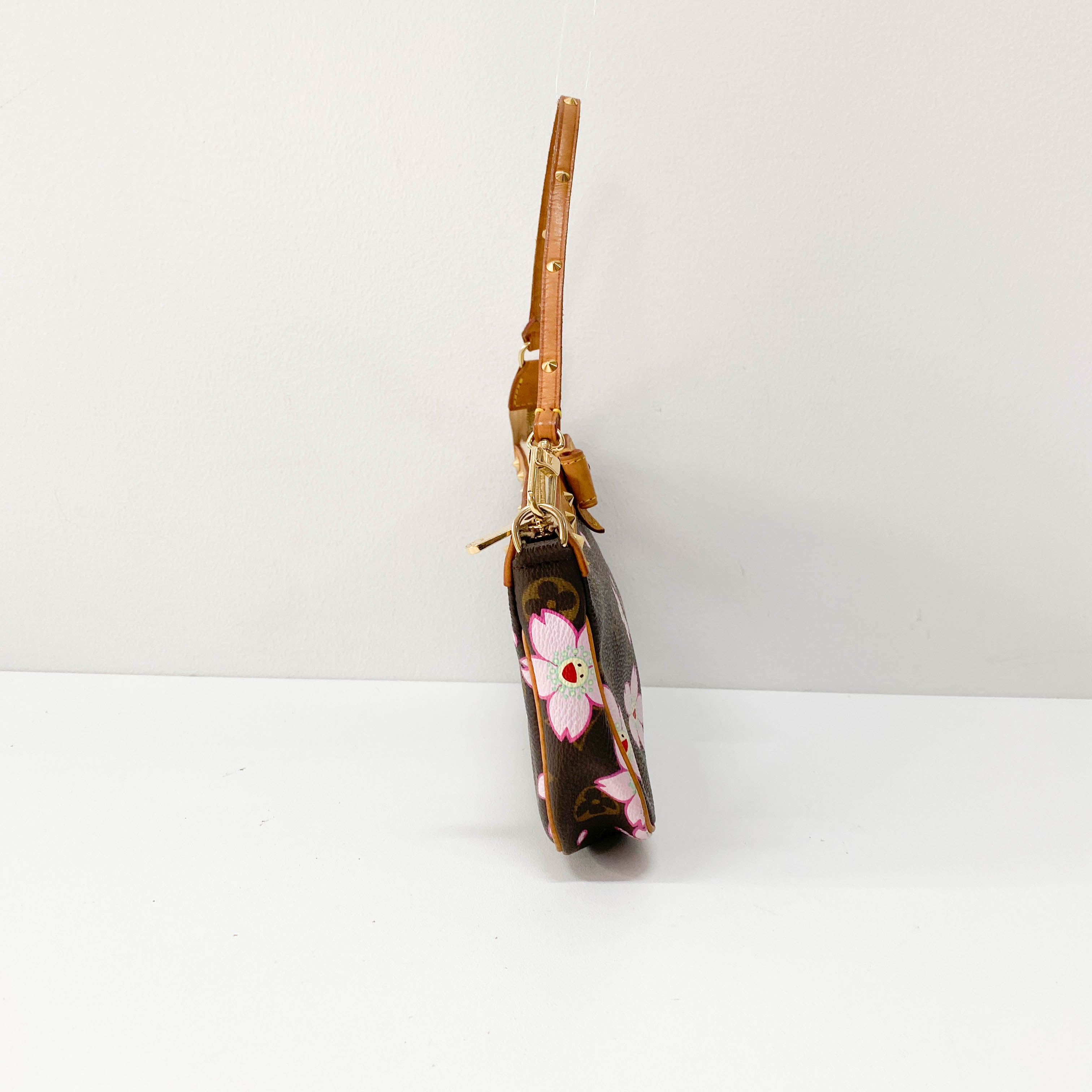 Louis Vuitton x Takashi Murakami Monogram Cherry Blossom Pochette Accessoire
