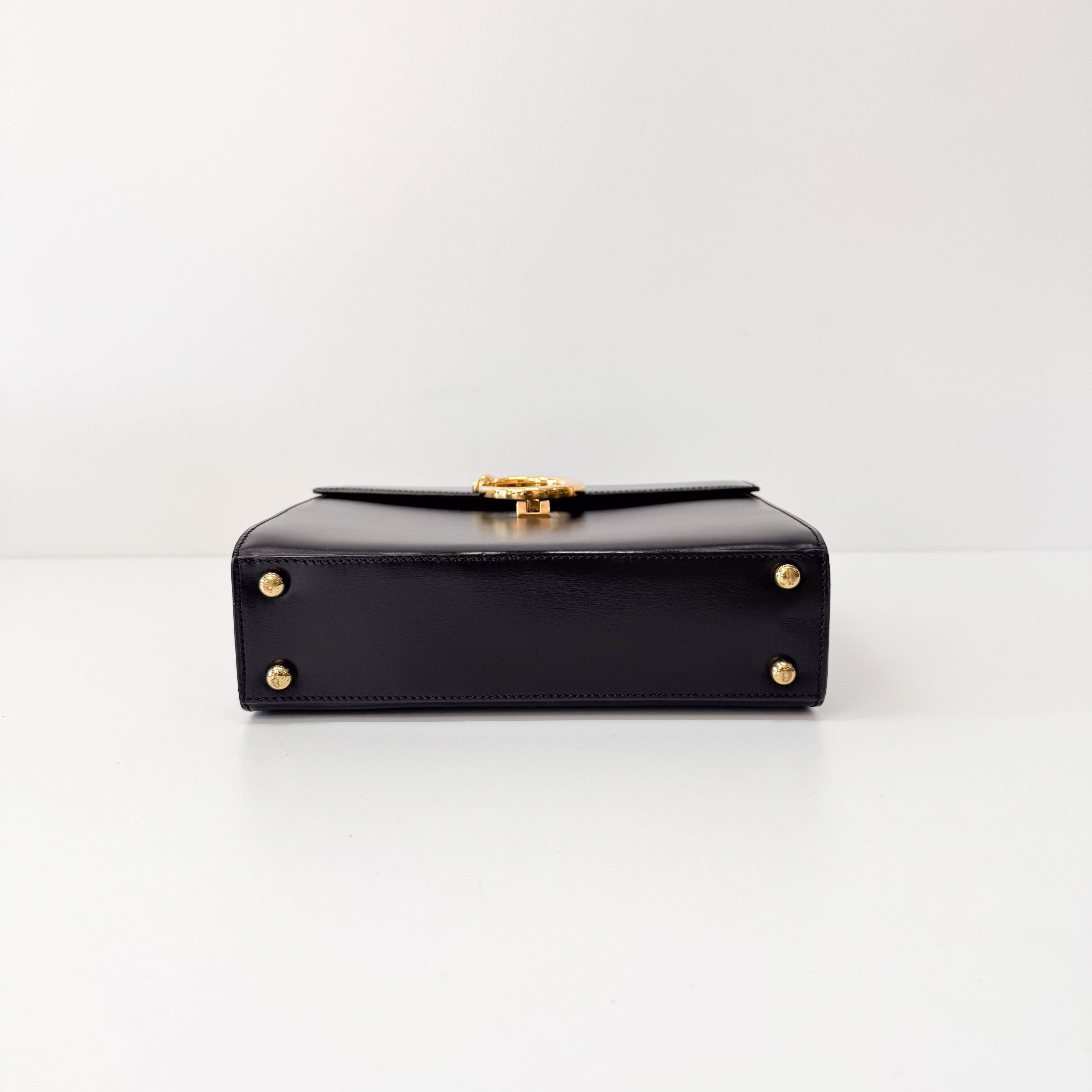 Panthere Black Leather Bag